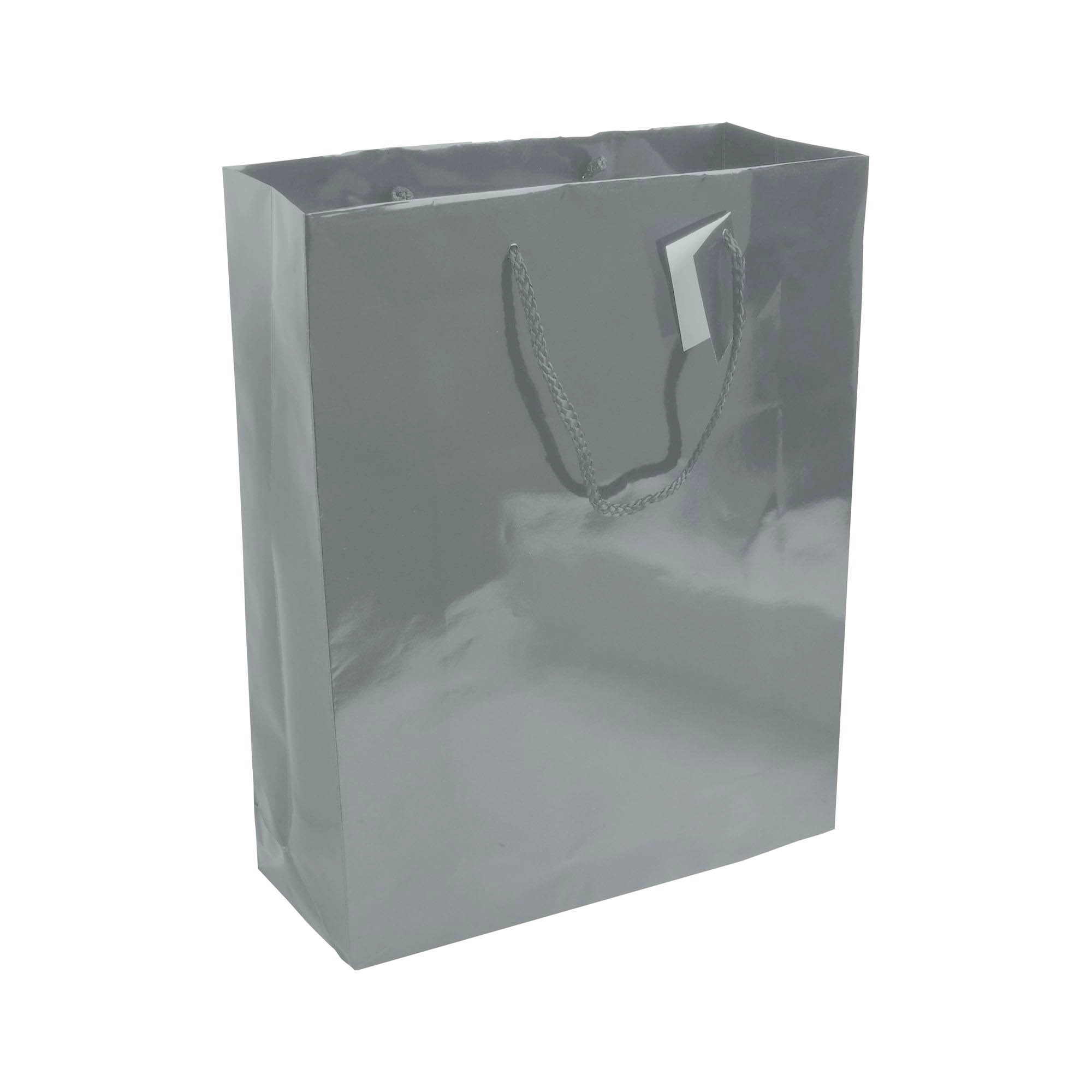 Immagine Shopper con soffietto in carta laminata 157 g/m2 con rinforzo alla base