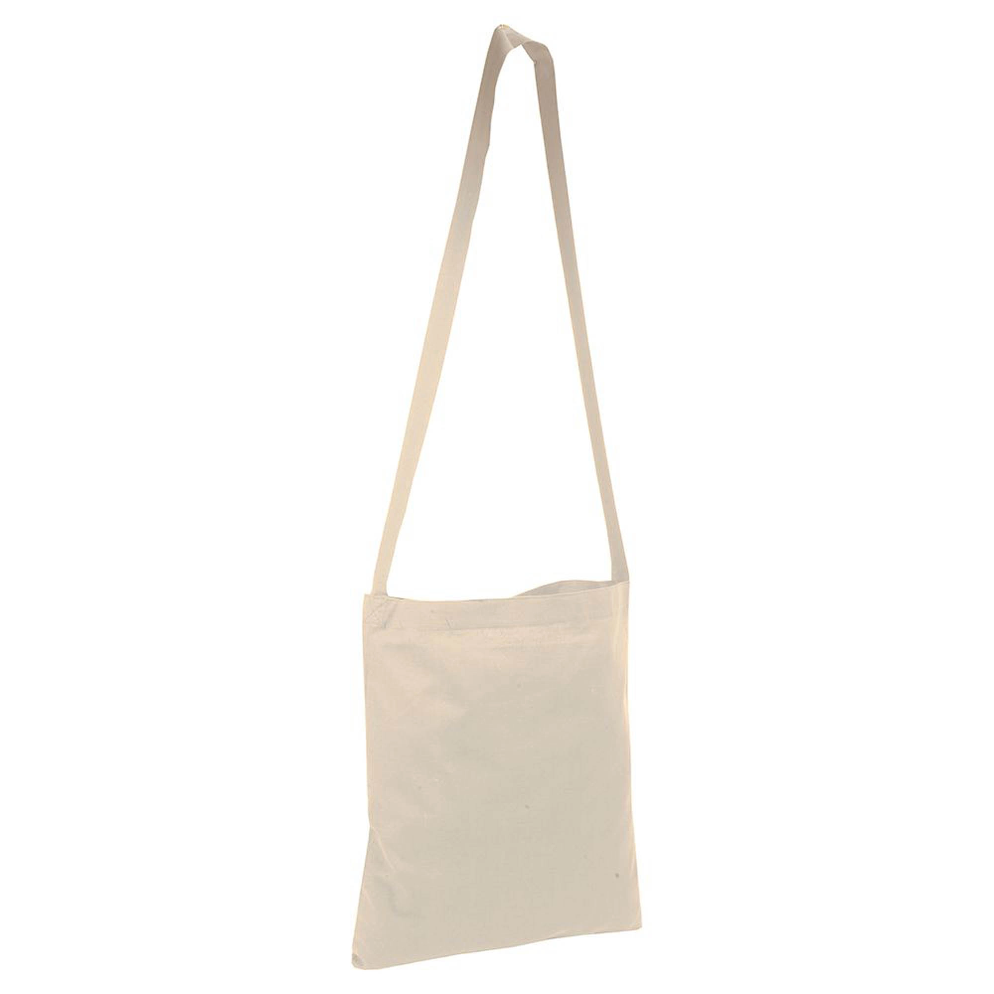 Immagine Shopper in cotone 130 g/m2 con tracolla 3 x 118 cm