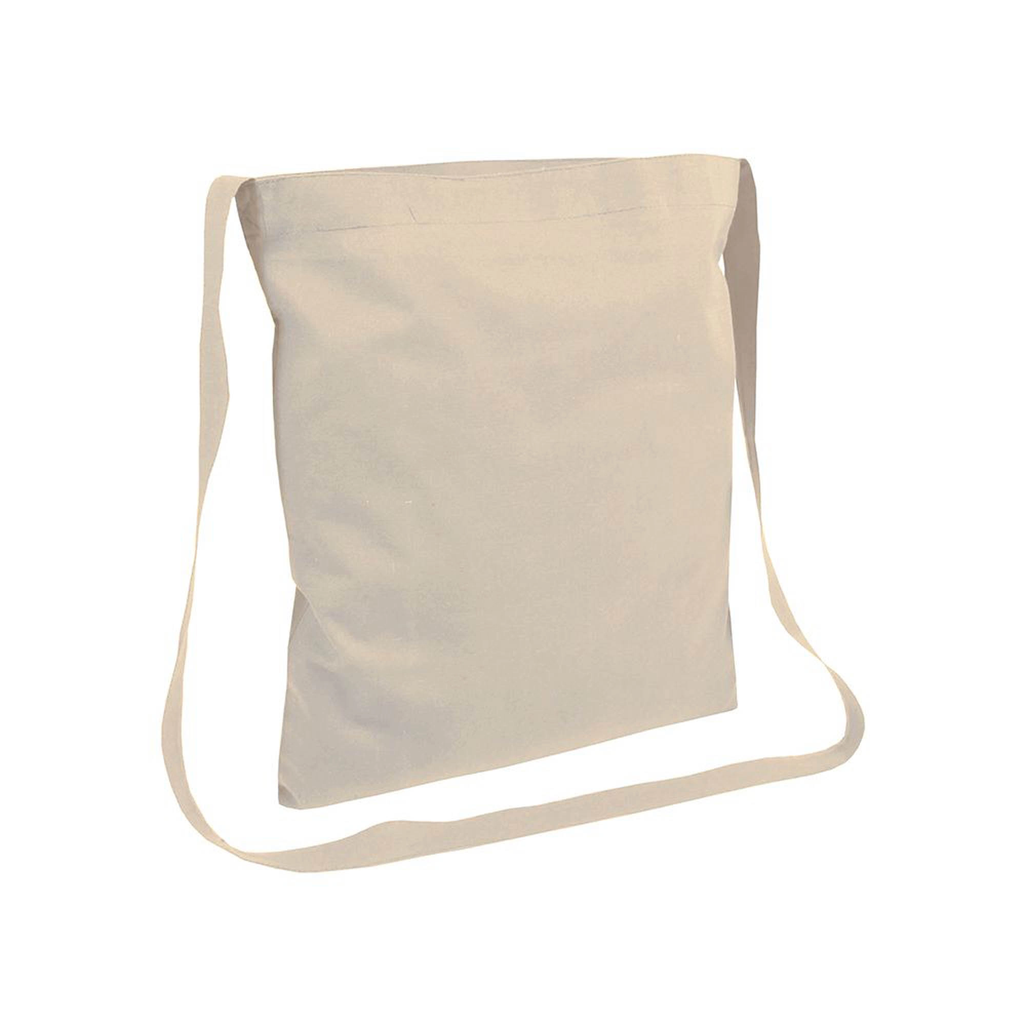 Immagine Shopper in cotone 130 g/m2 con tracolla 3 x 118 cm