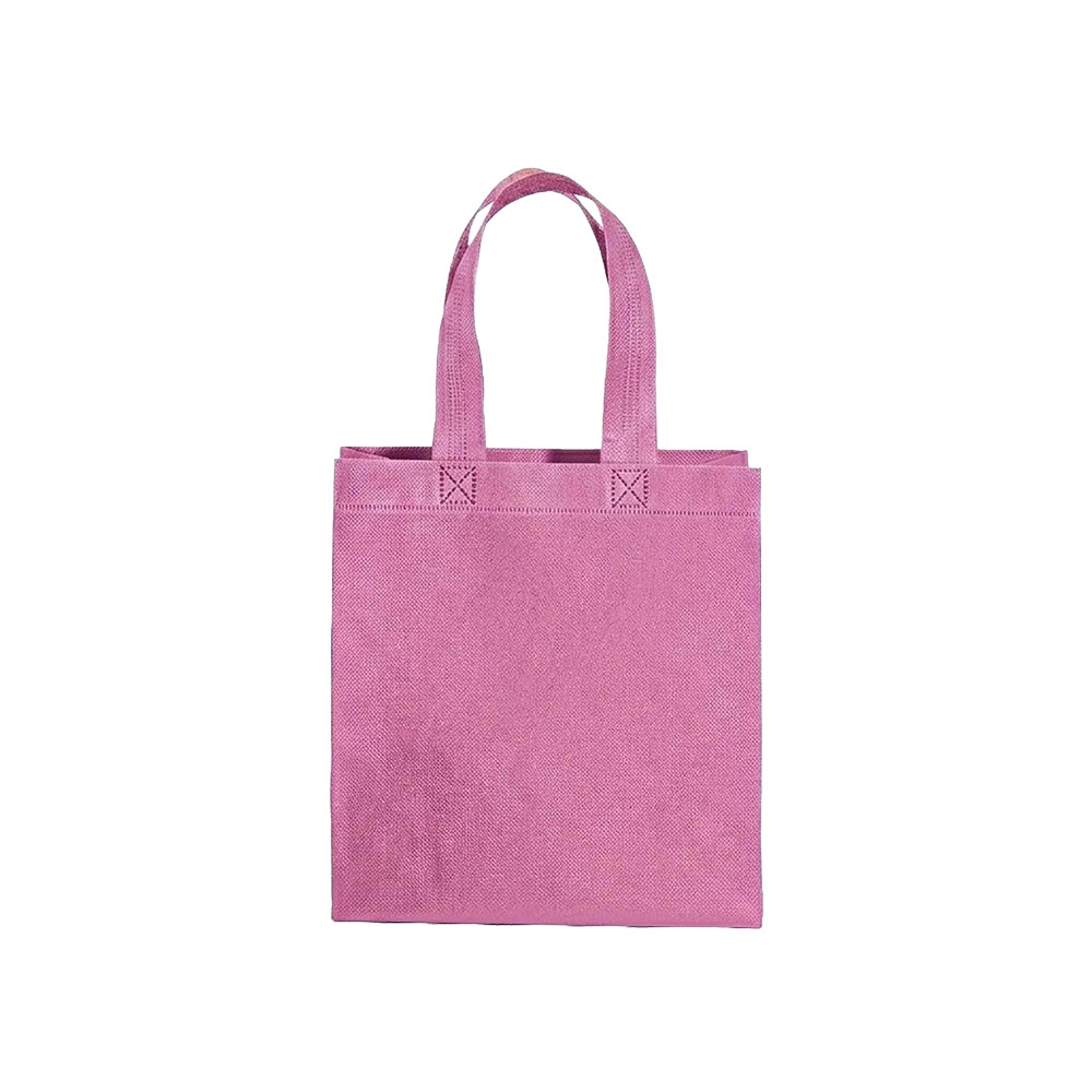Immagine Shopper mini con soffietto in TNT 80 g/m2, manici corti