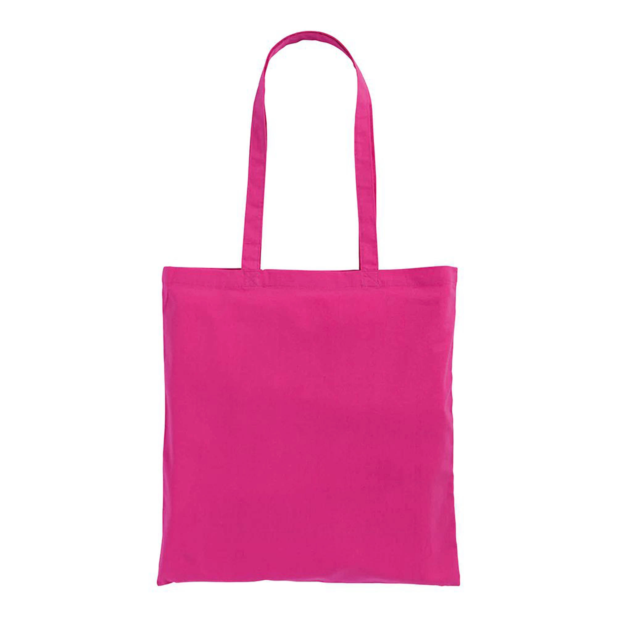 Immagine Shopper in cotone 130 g/m2, manici lunghi