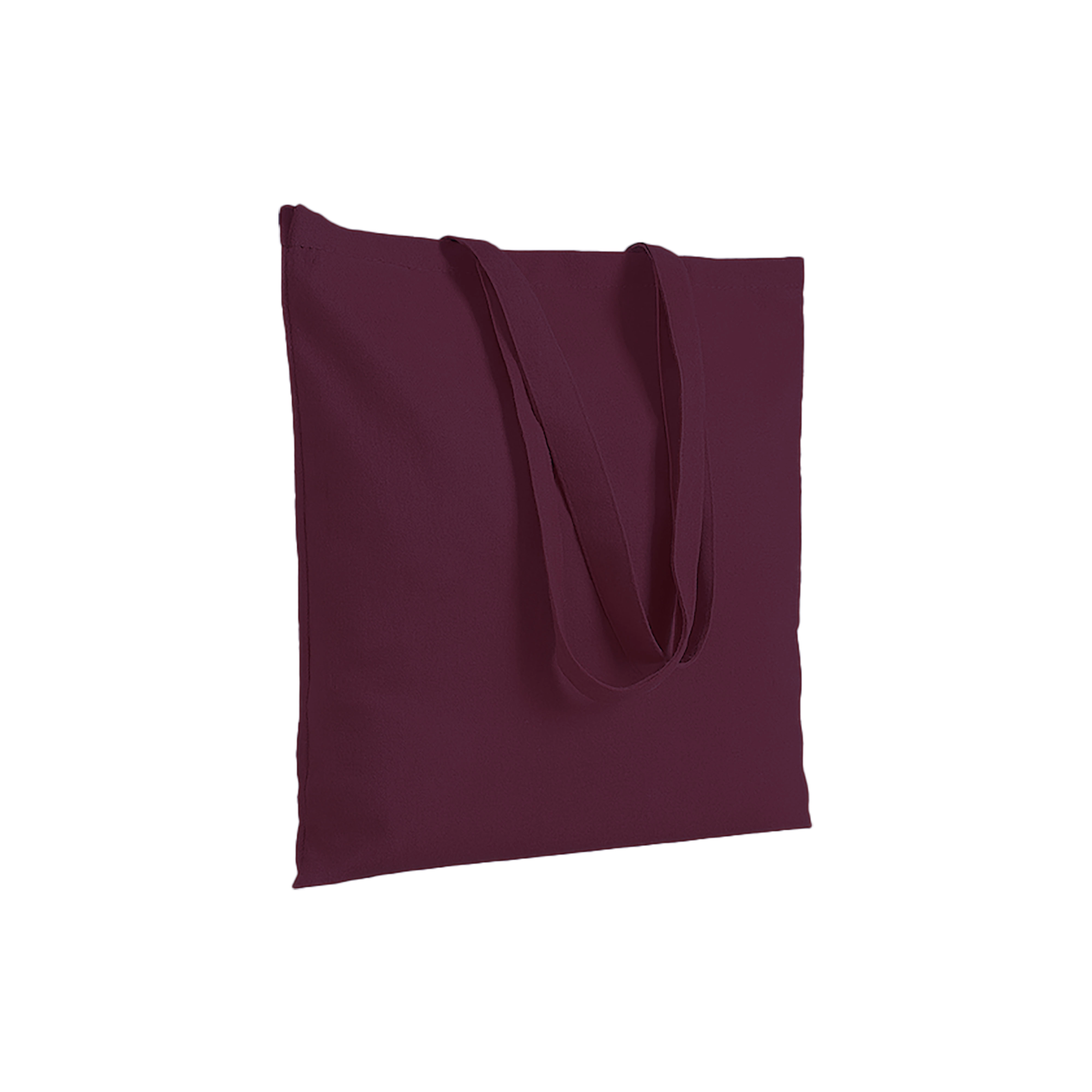 Immagine Shopper in cotone 130 g/m2, manici lunghi