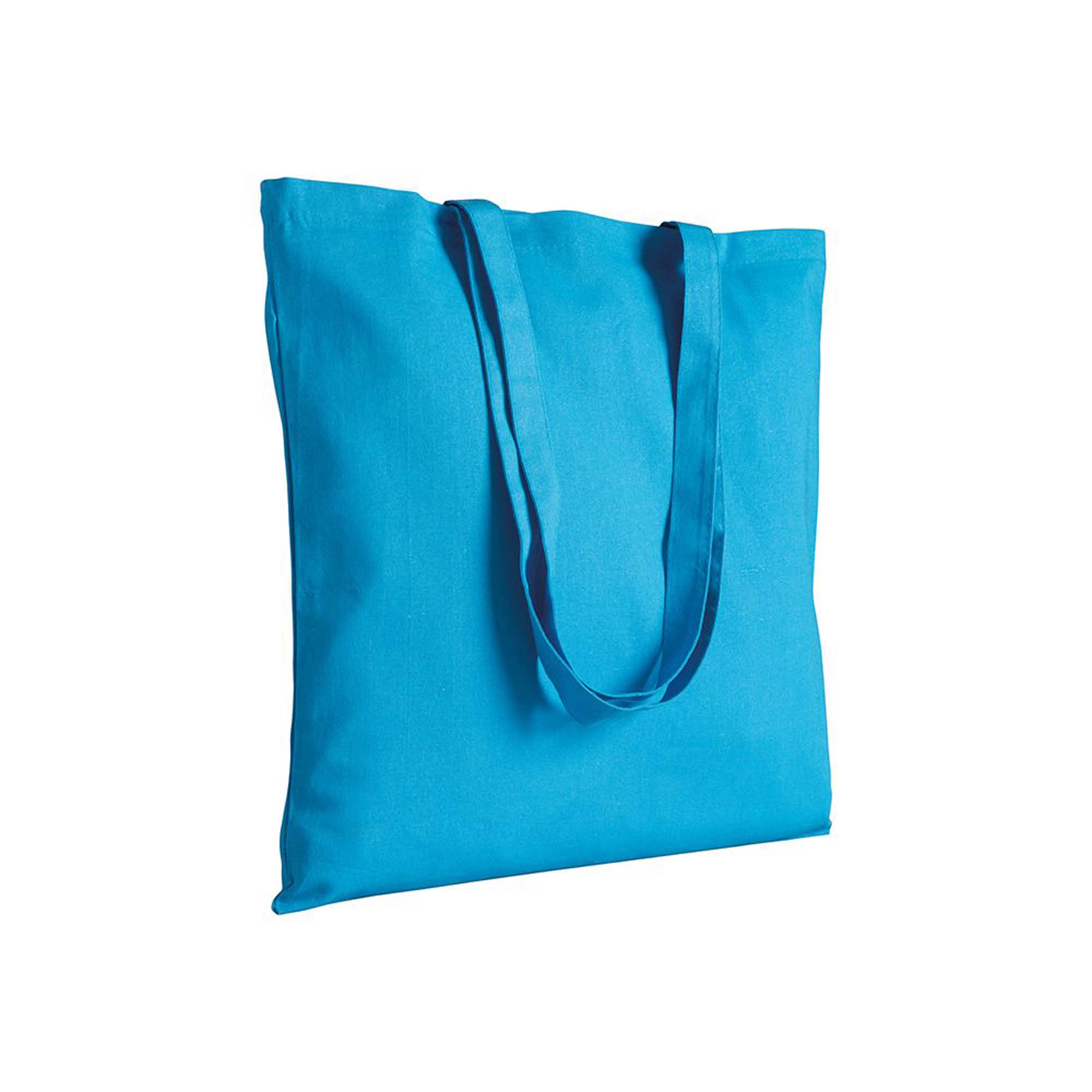 Immagine Shopper in cotone 130 g/m2, manici lunghi