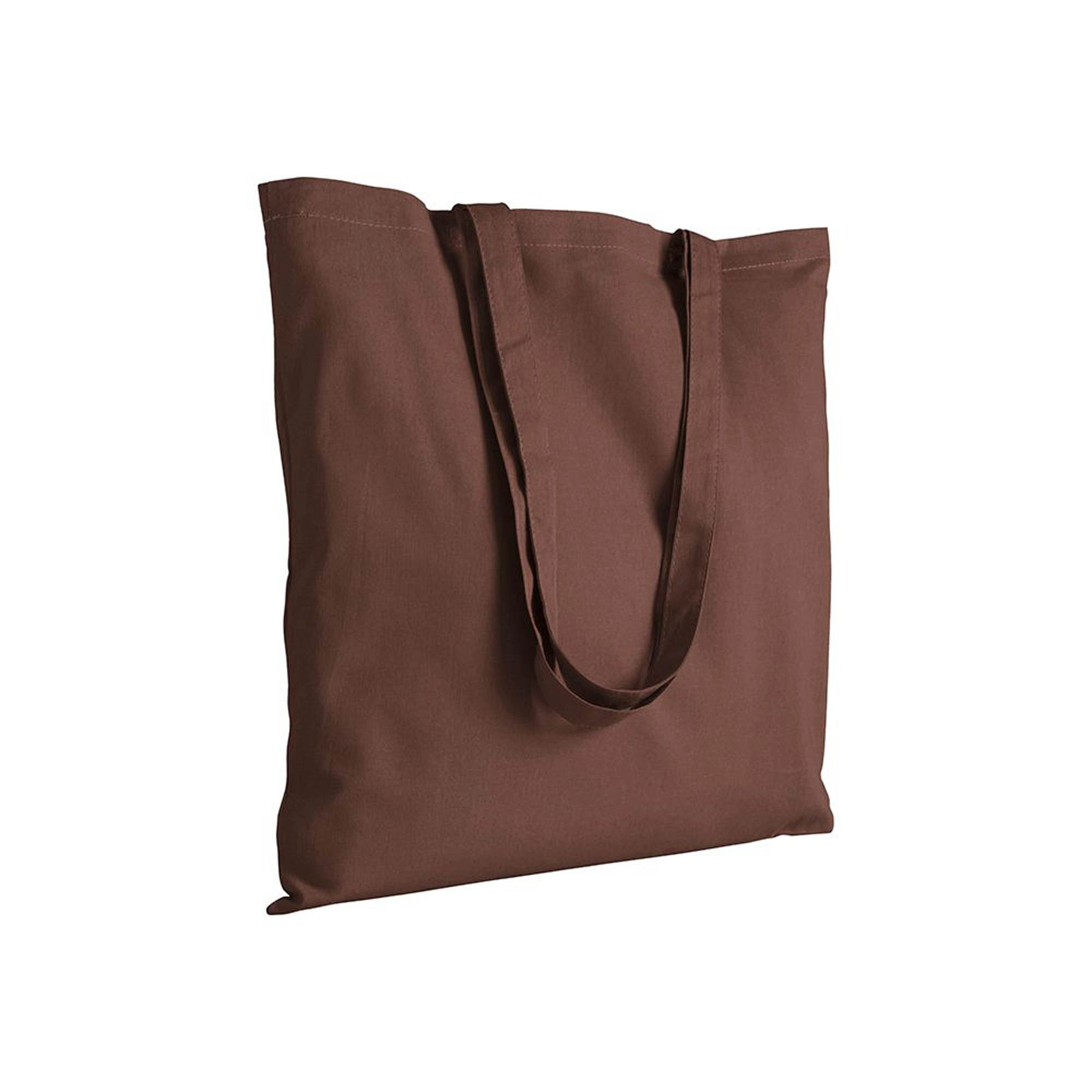 Immagine Shopper in cotone 130 g/m2, manici lunghi