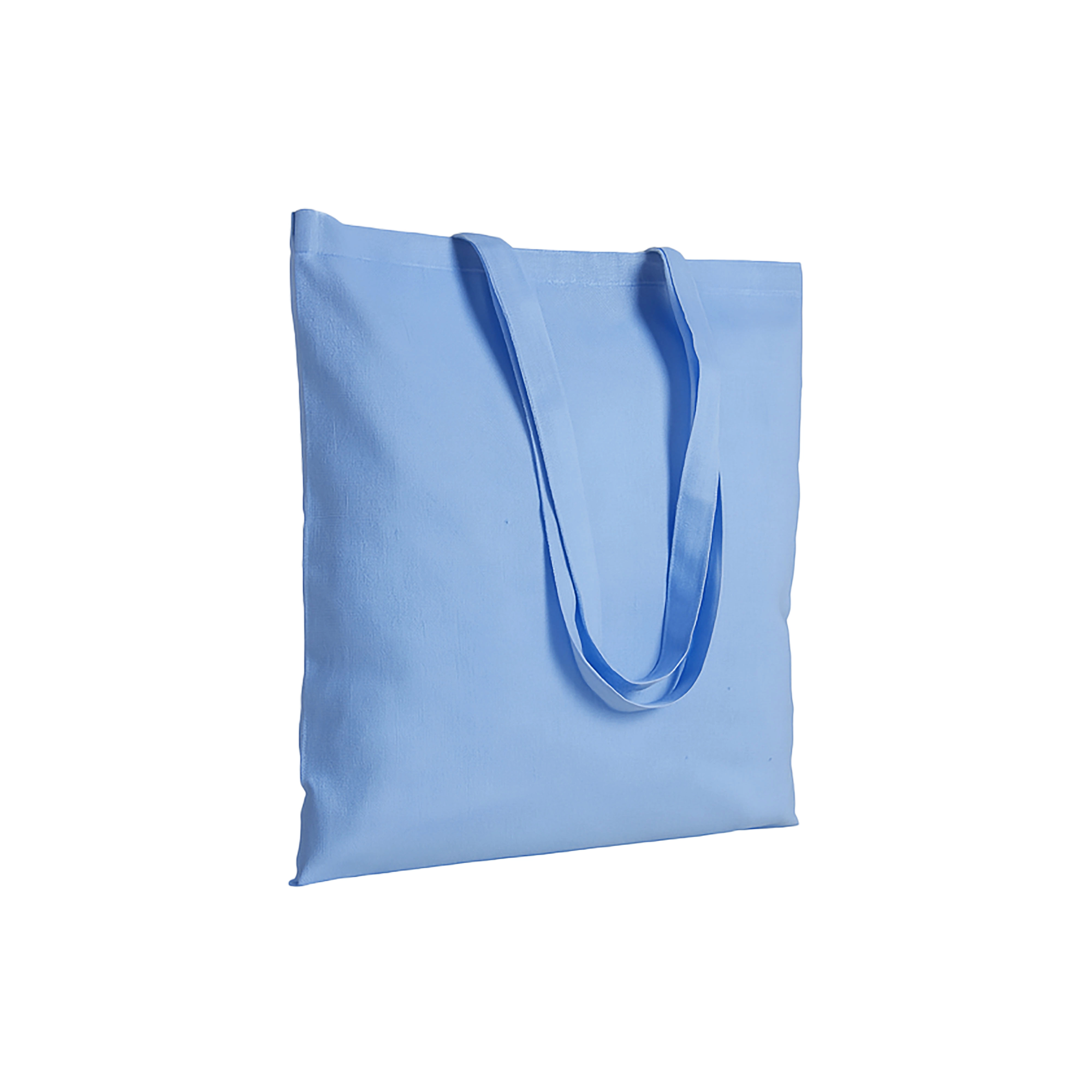 Immagine Shopper in cotone 130 g/m2, manici lunghi