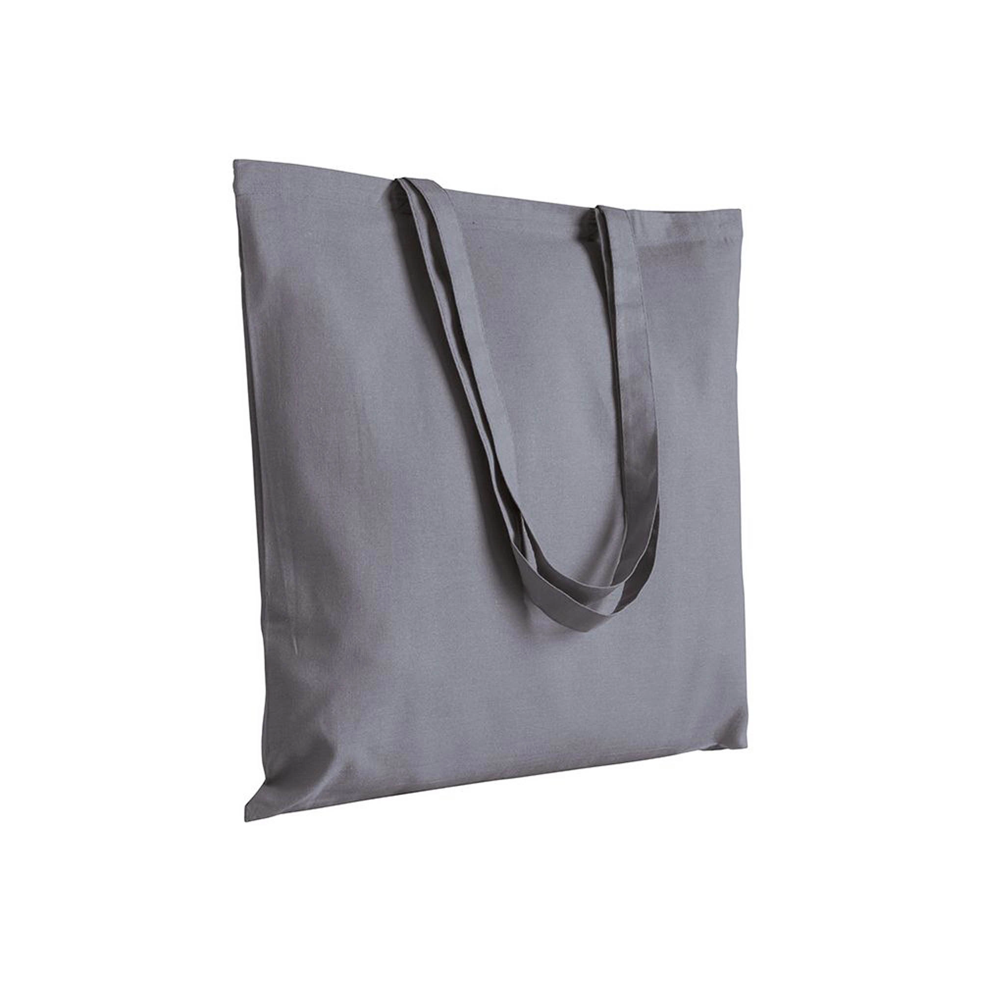 Immagine Shopper in cotone 130 g/m2, manici lunghi