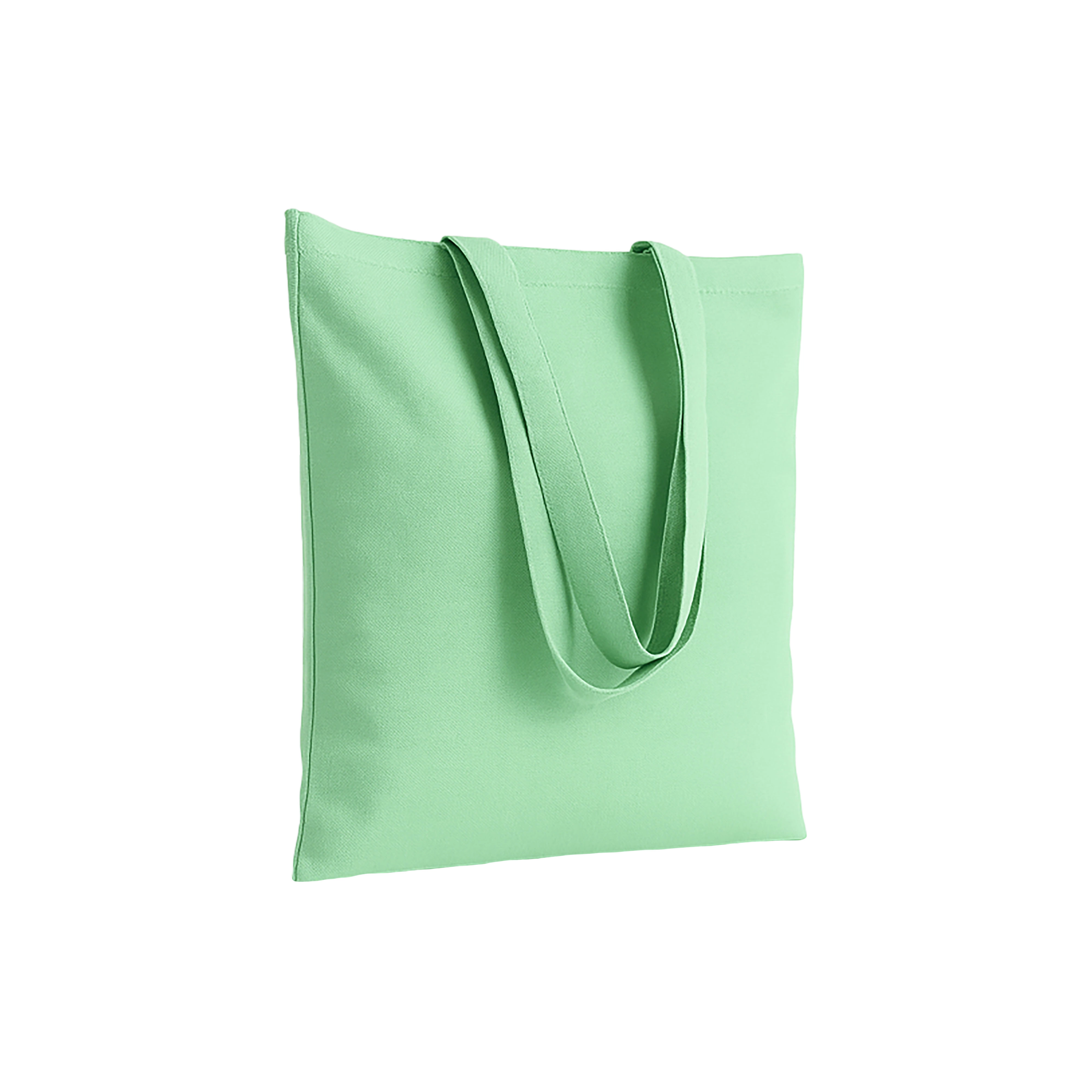 Immagine Shopper in cotone 130 g/m2, manici lunghi