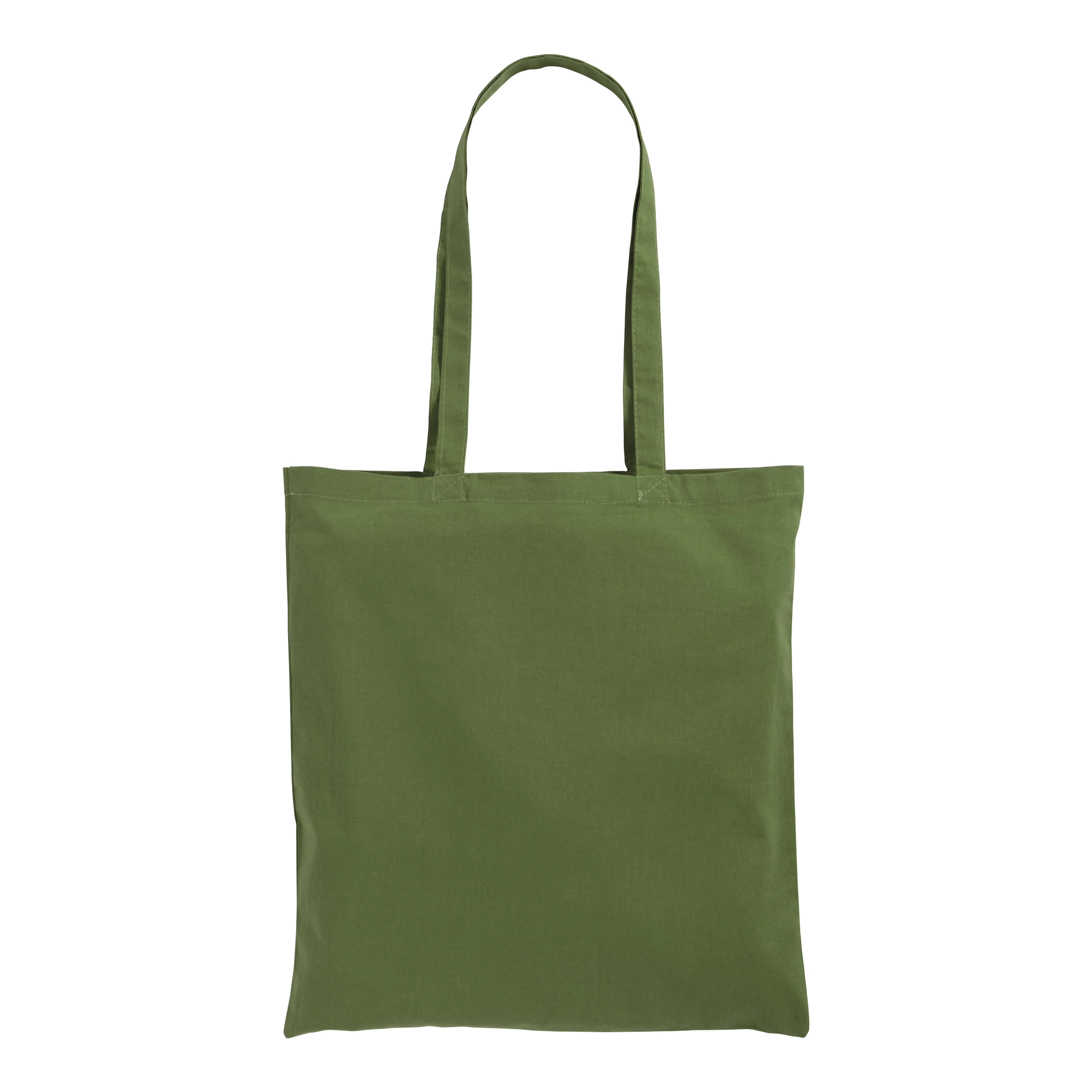 Immagine Shopper in cotone 130 g/m2, manici lunghi