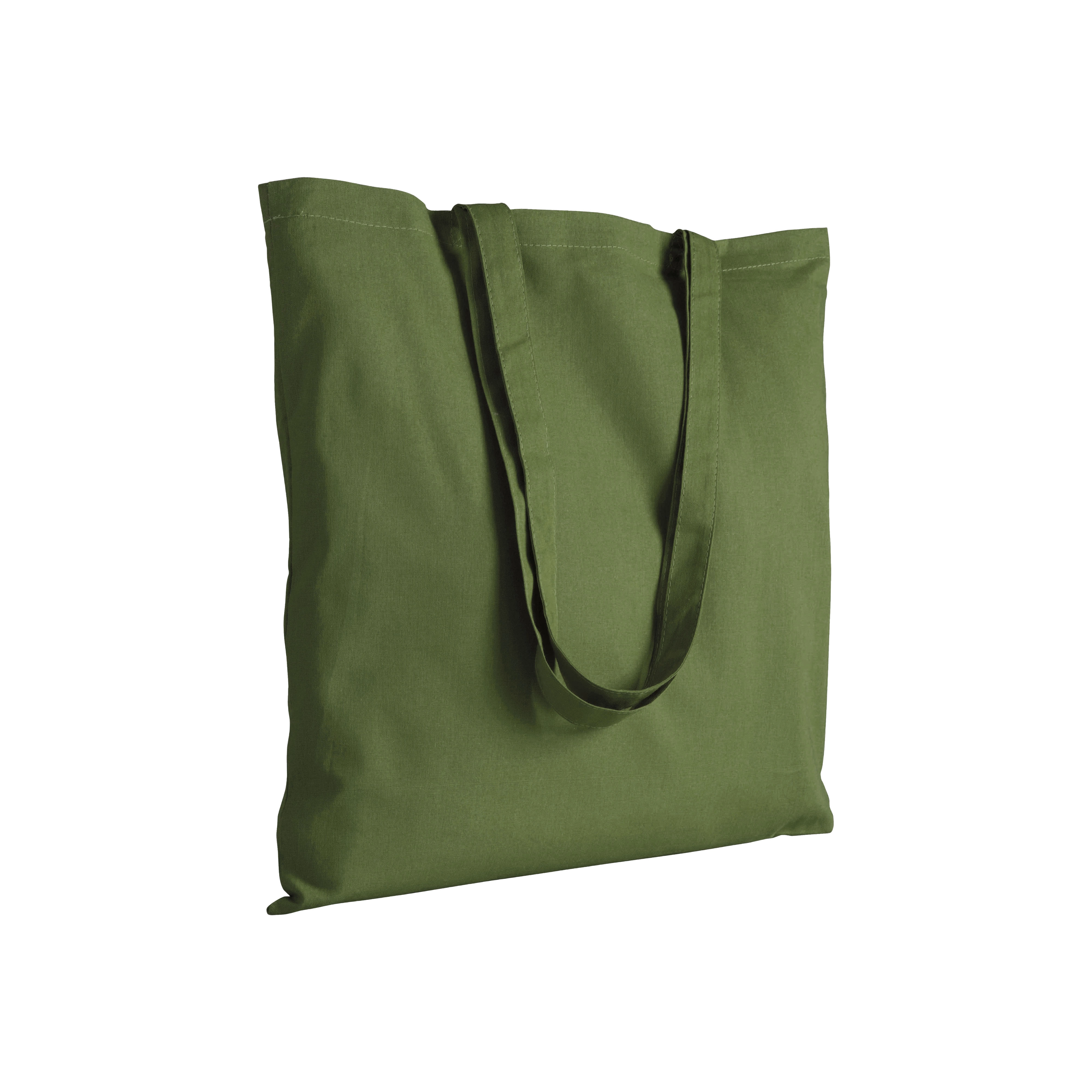 Immagine Shopper in cotone 130 g/m2, manici lunghi