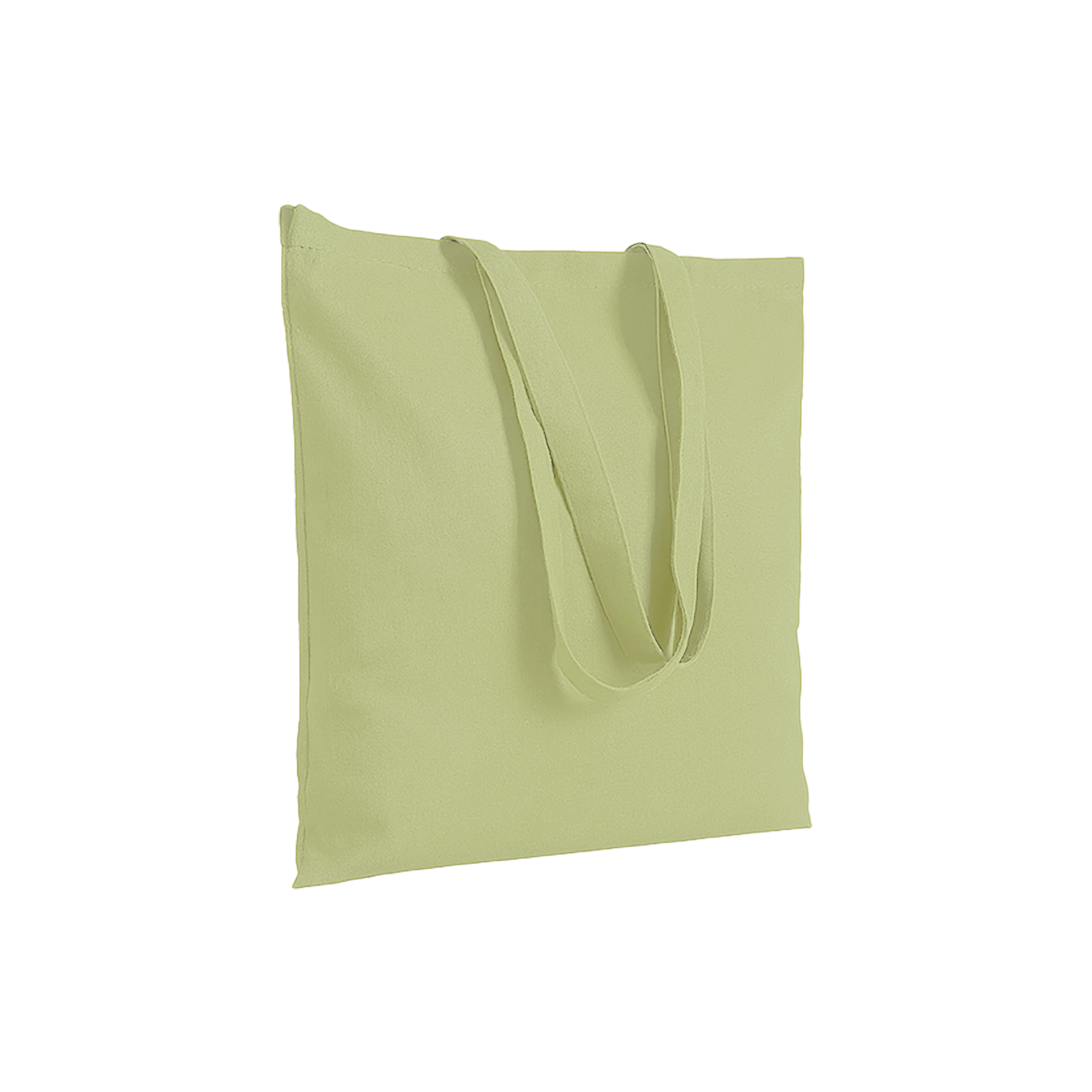 Immagine Shopper in cotone 130 g/m2, manici lunghi