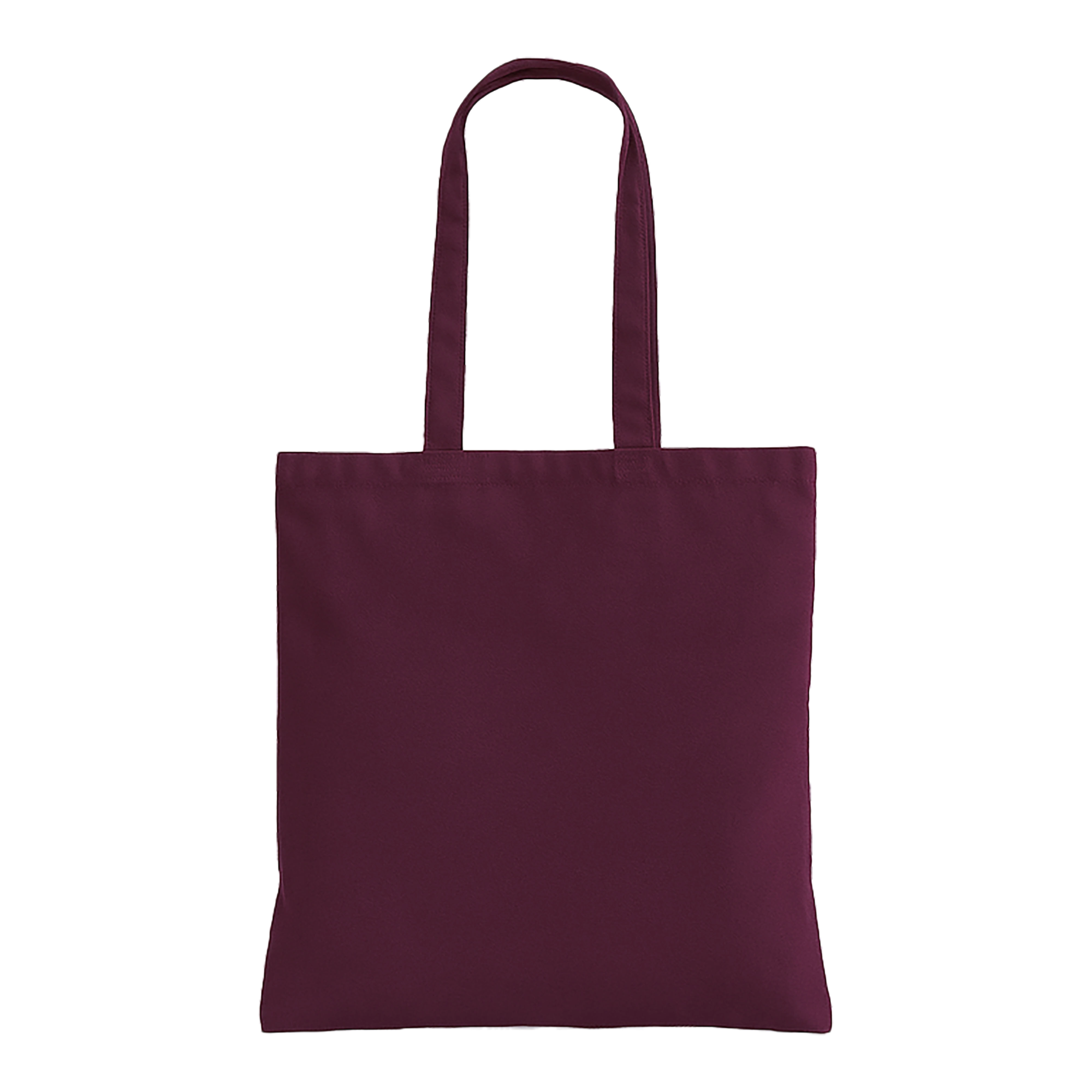 Immagine Shopper in cotone 130 g/m2, manici lunghi