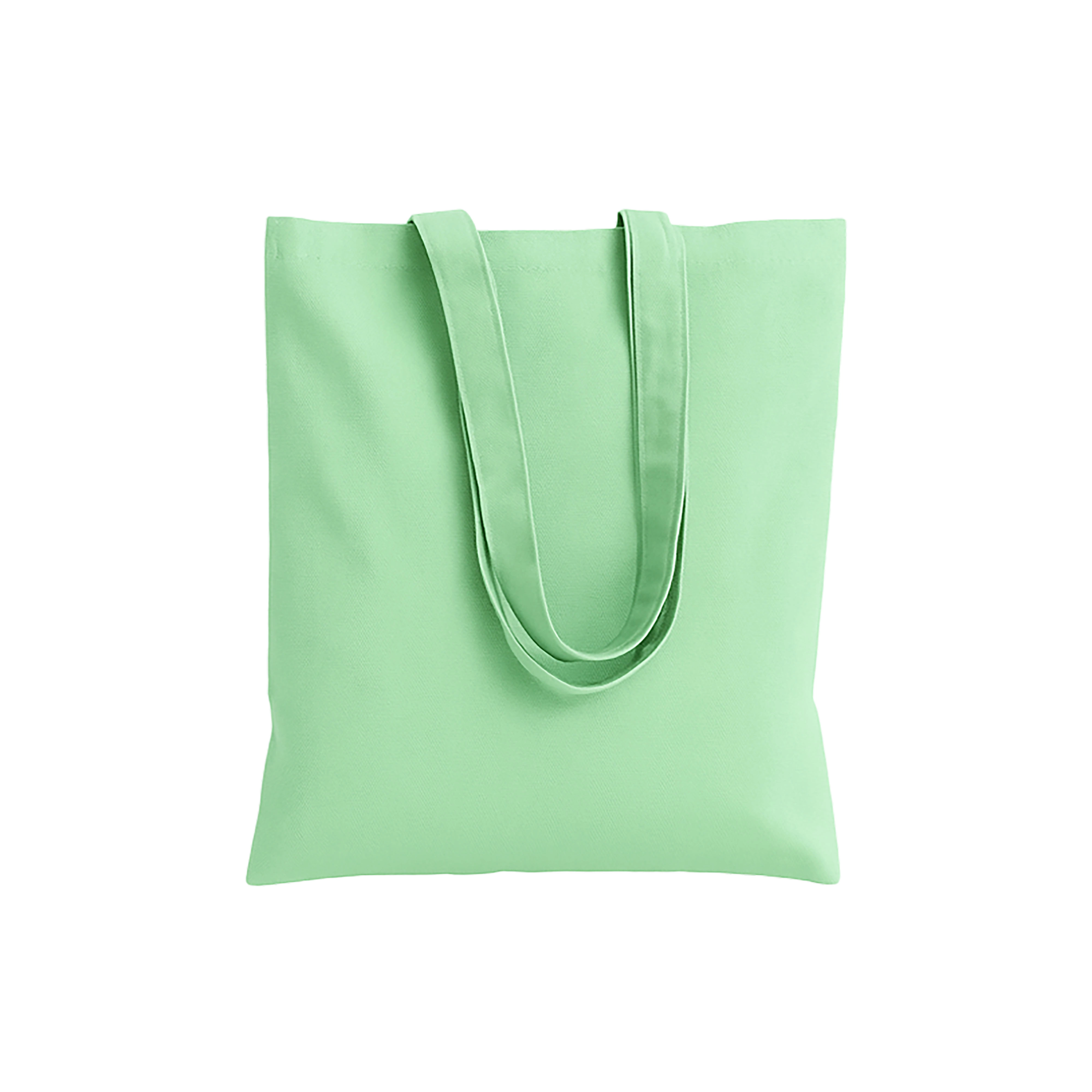 Immagine Shopper in cotone 130 g/m2, manici lunghi