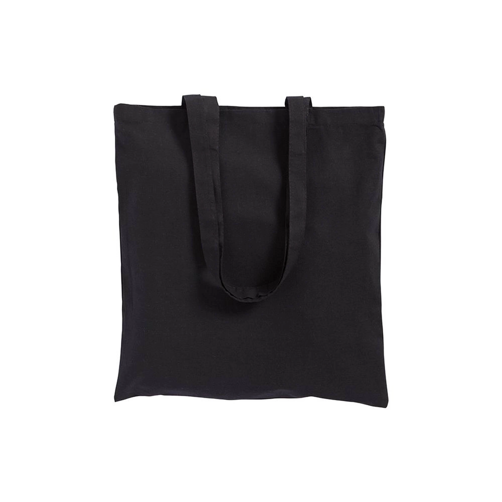 Immagine Shopper in cotone 130 g/m2, manici lunghi
