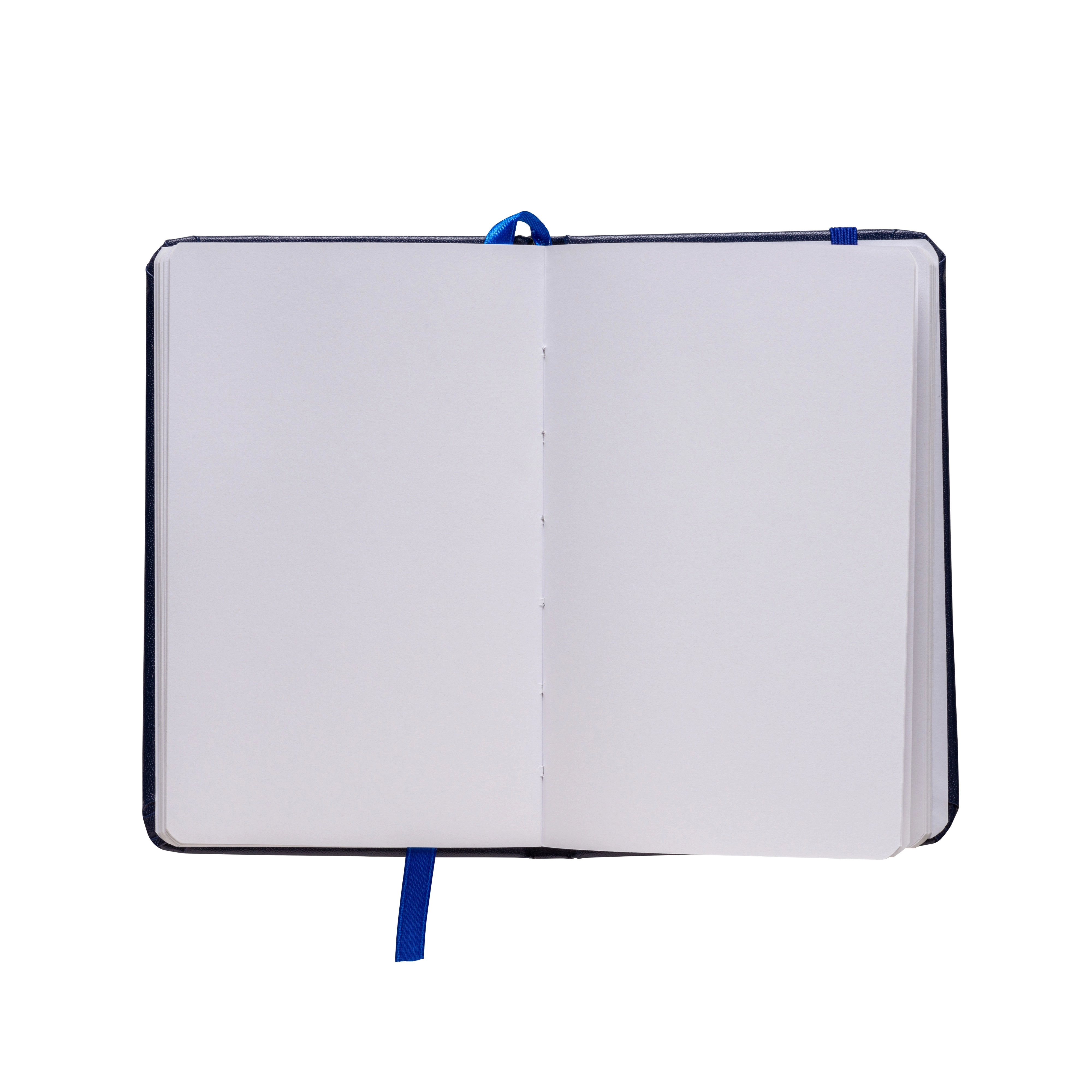 Immagine Quaderno in PVC con elastico colorato, fogli bianchi (80 pag.), segnalibro in raso