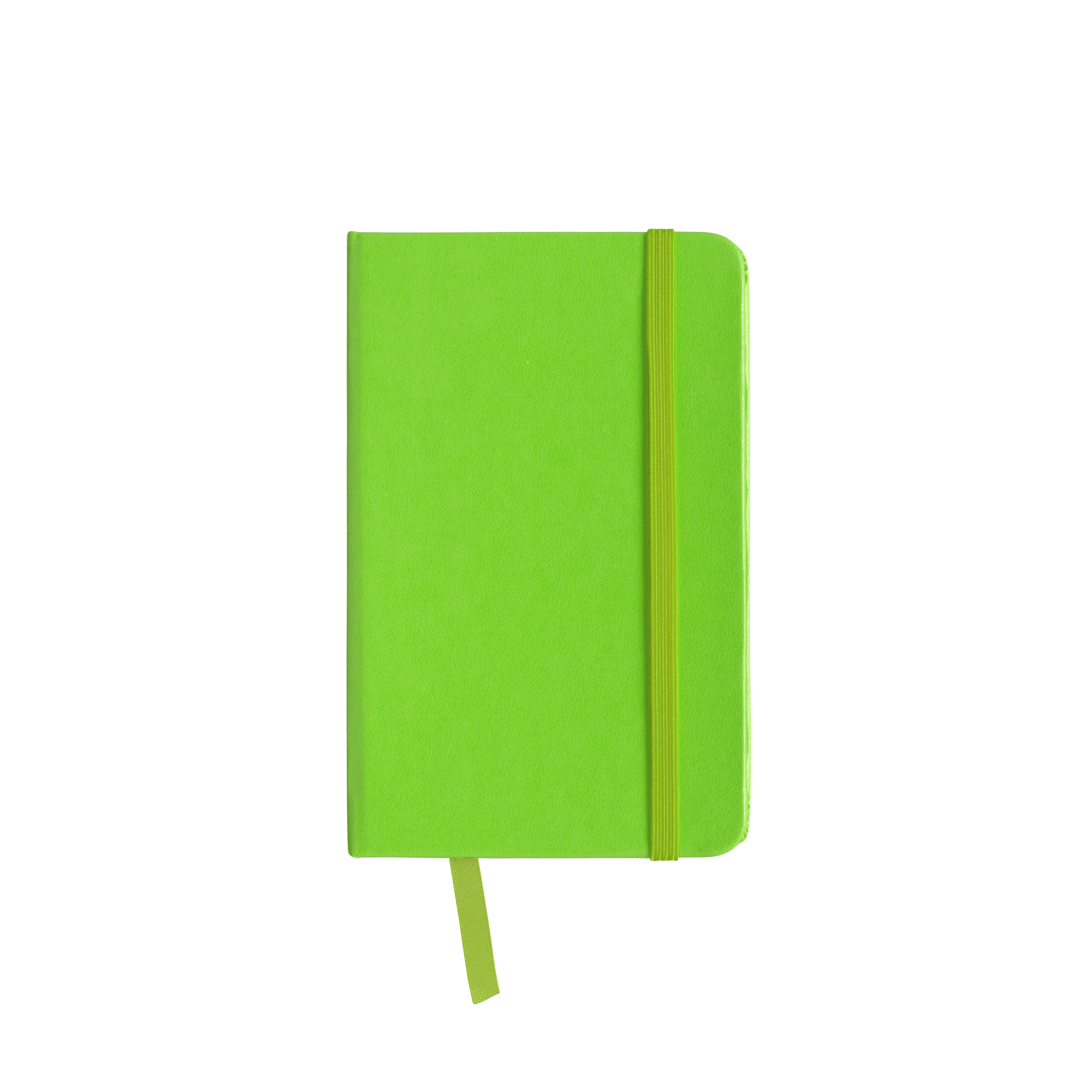 Immagine Quaderno in PVC con elastico colorato, fogli bianchi (80 pag.), segnalibro in raso
