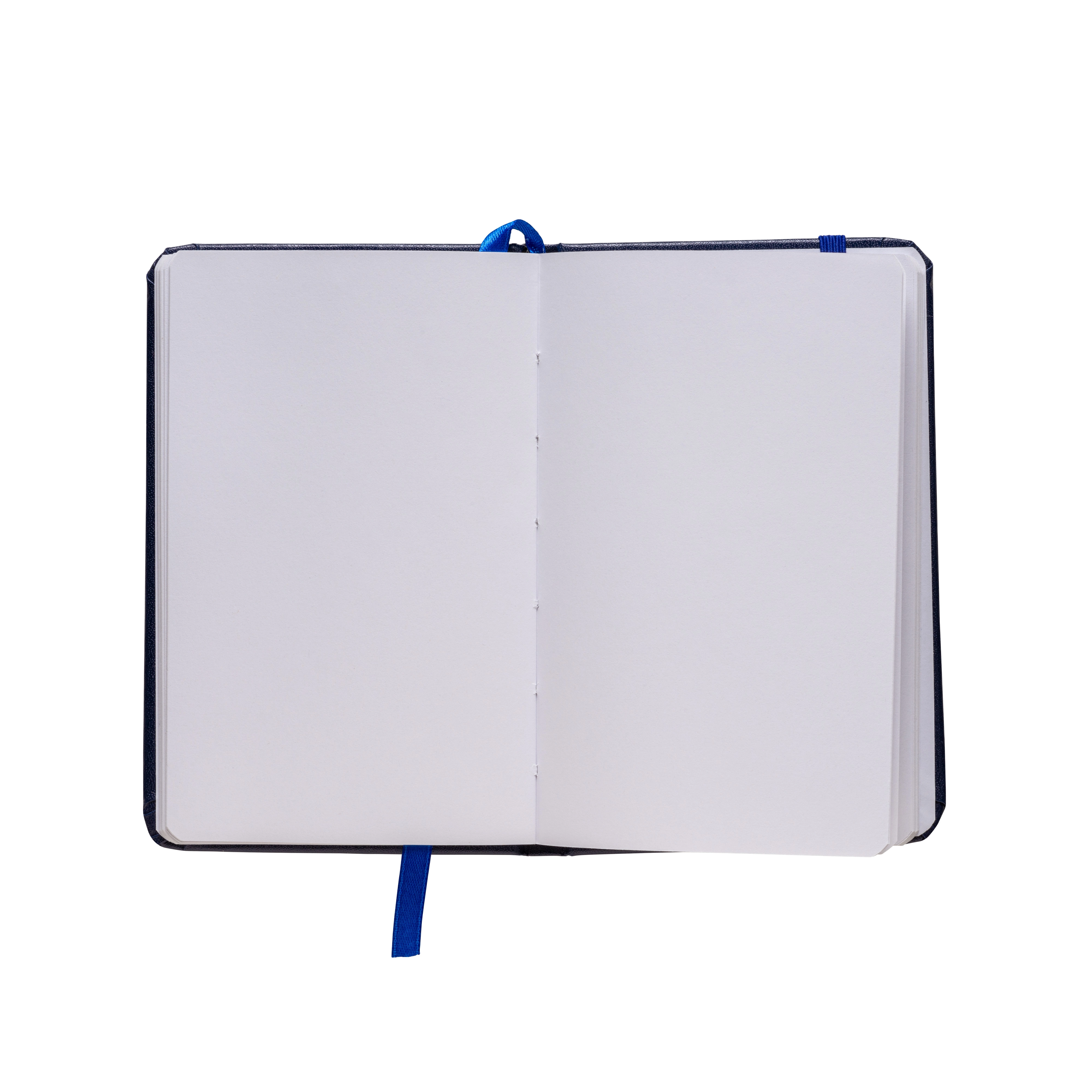 Immagine Quaderno in PVC con elastico colorato, fogli bianchi (80 pag.), segnalibro in raso
