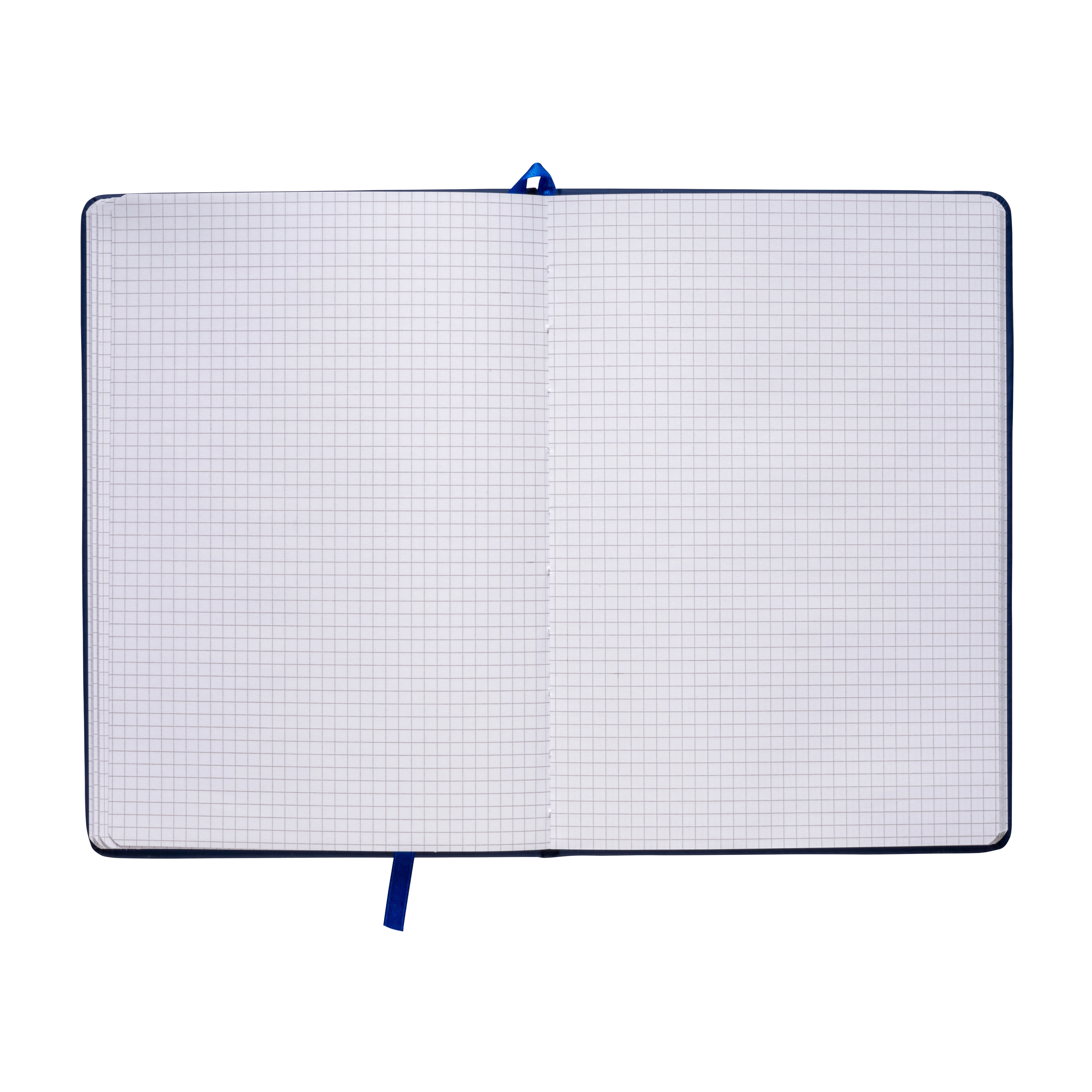 Immagine Quaderno in PU con elastico colorato, fogli a quadretti (80 pag.), segnalibro in raso