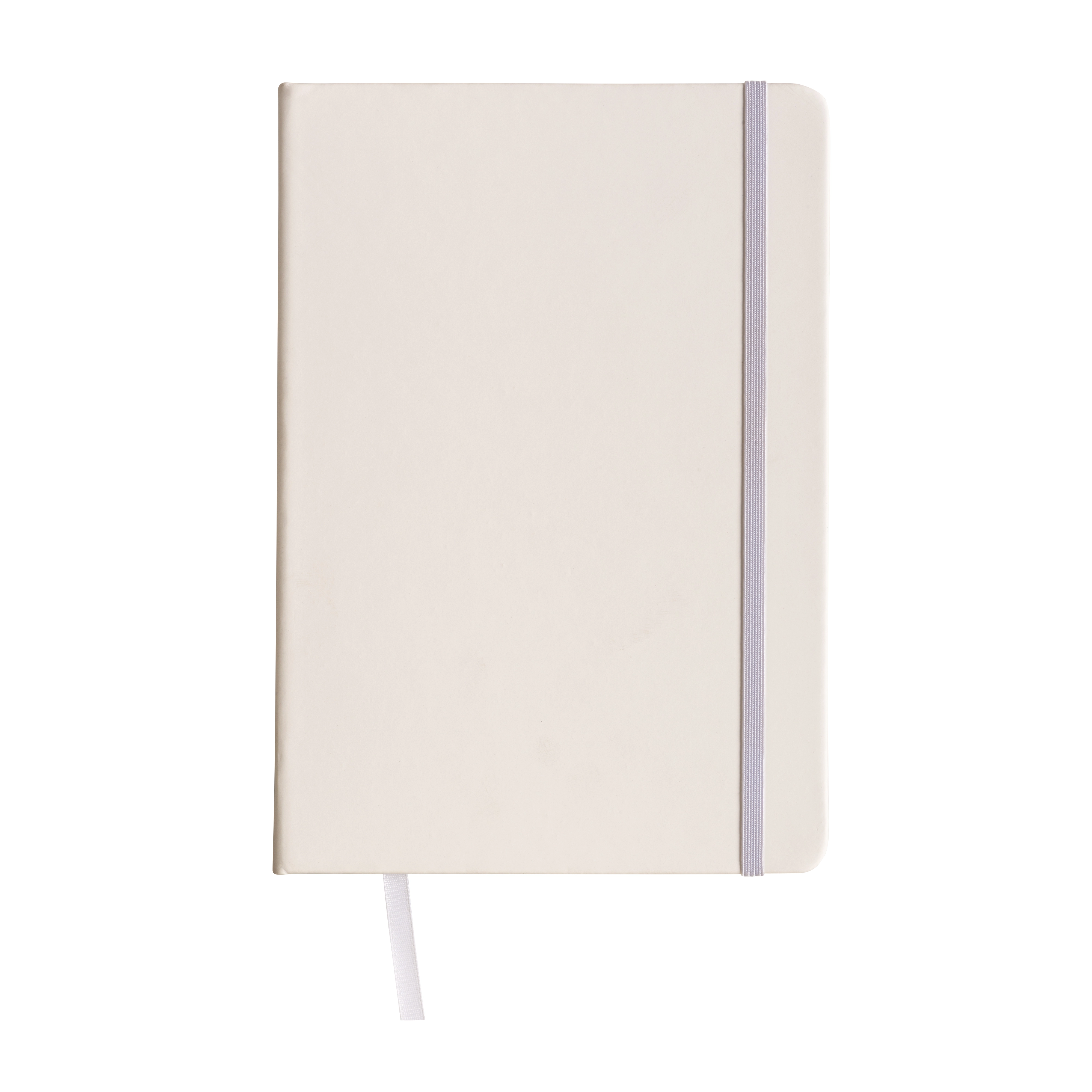Immagine Quaderno in PU con elastico colorato, fogli a quadretti (80 pag.), segnalibro in raso