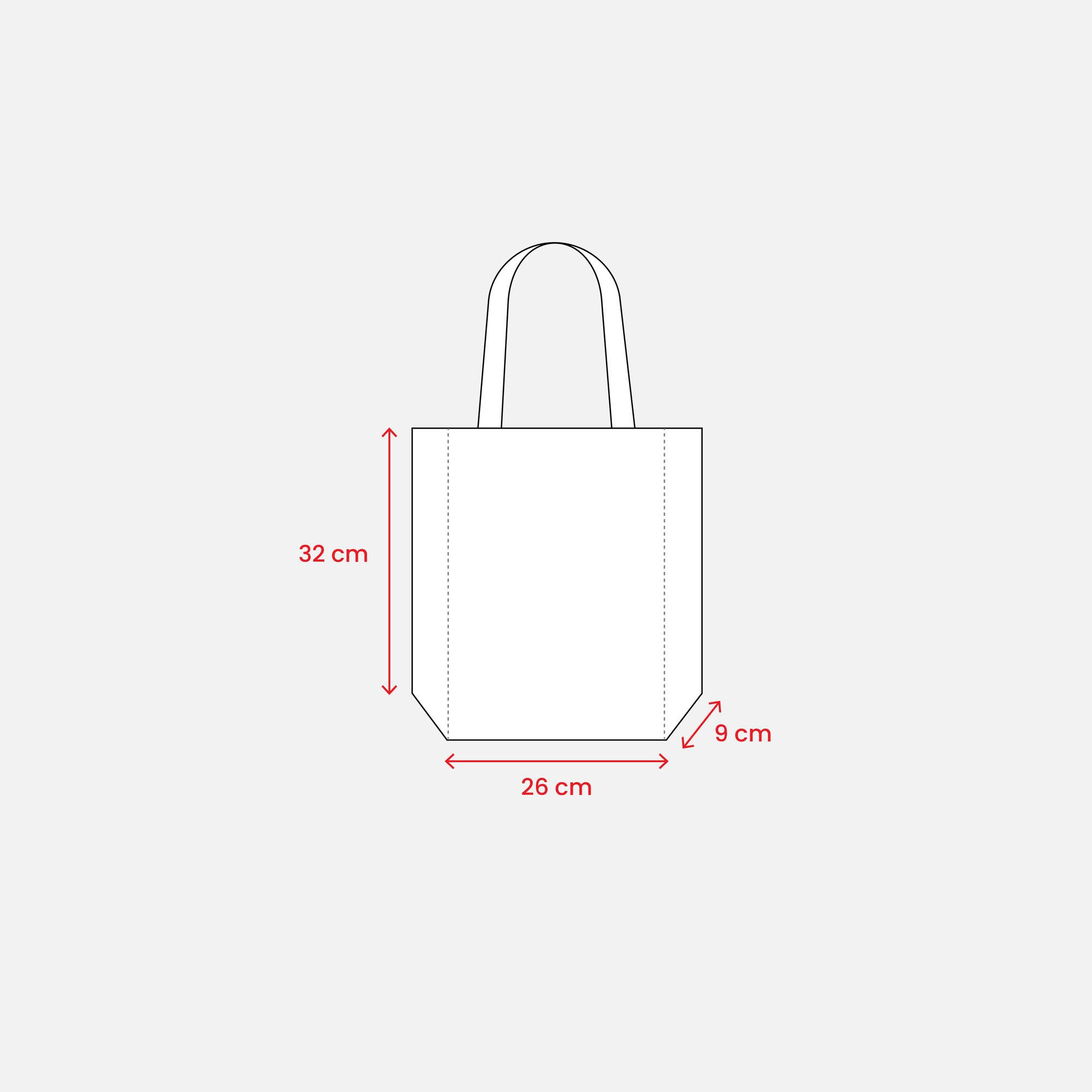 Immagine Shopper con soffietto in TNT laminato 100 g/m2 termosaldato, manici corti