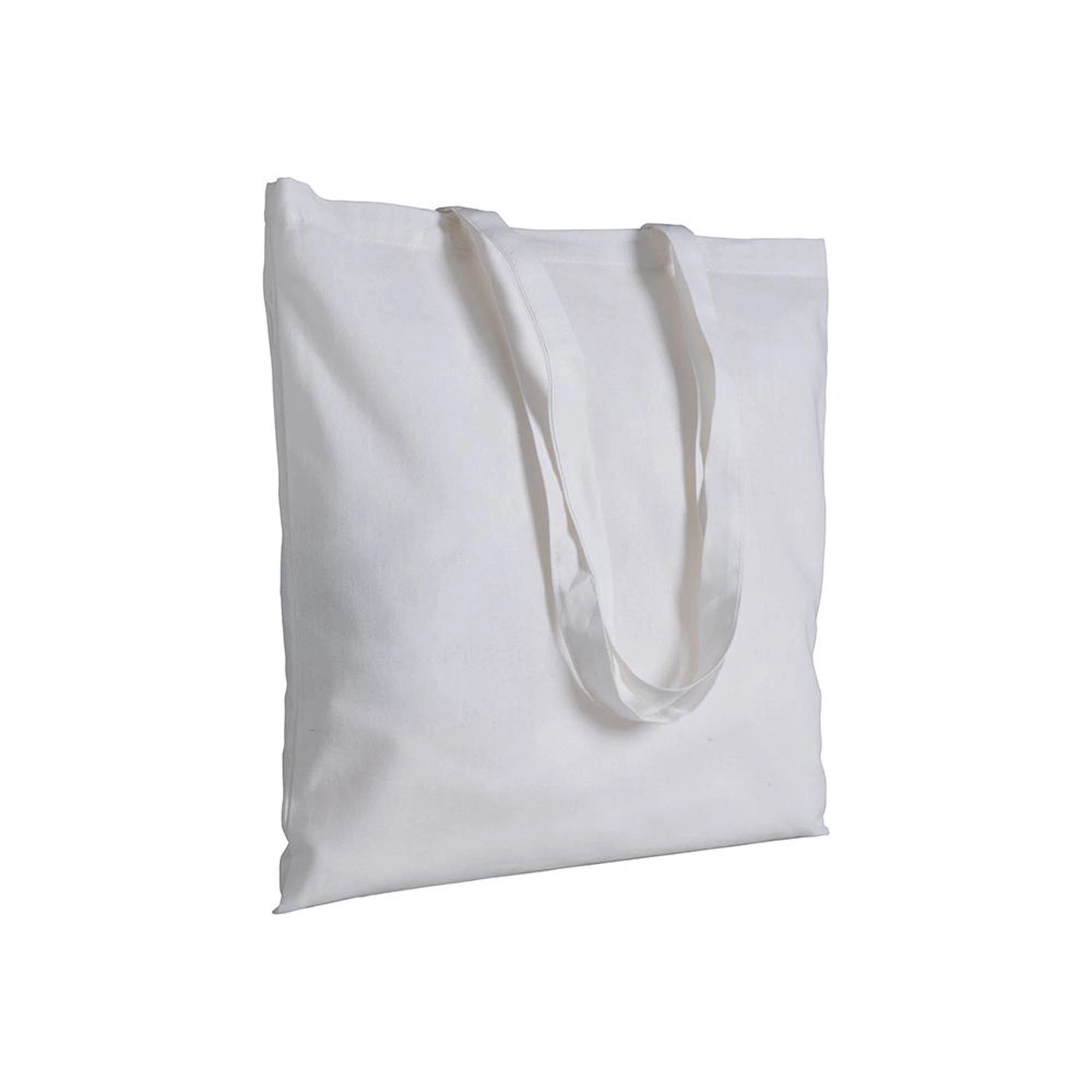 Immagine Shopper in cotone, manici lunghi