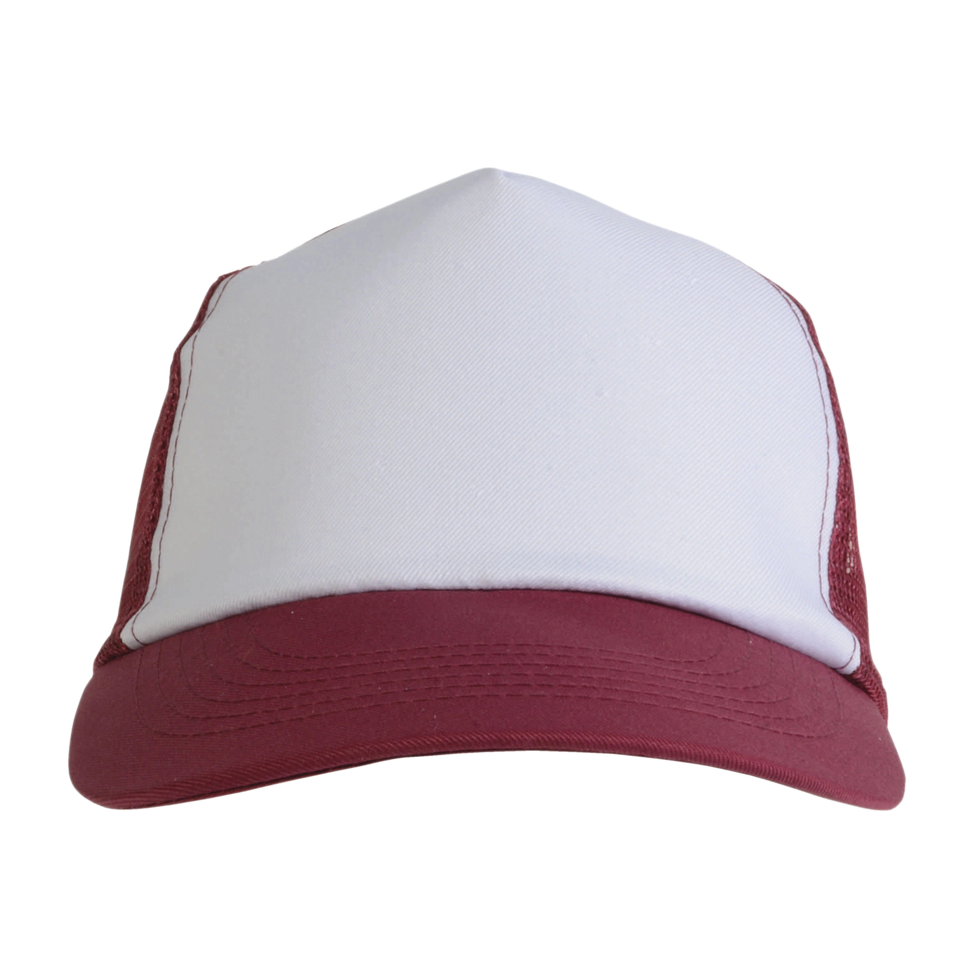 Immagine Cappellino in poliestere, 5 pannelli con calotta a rete