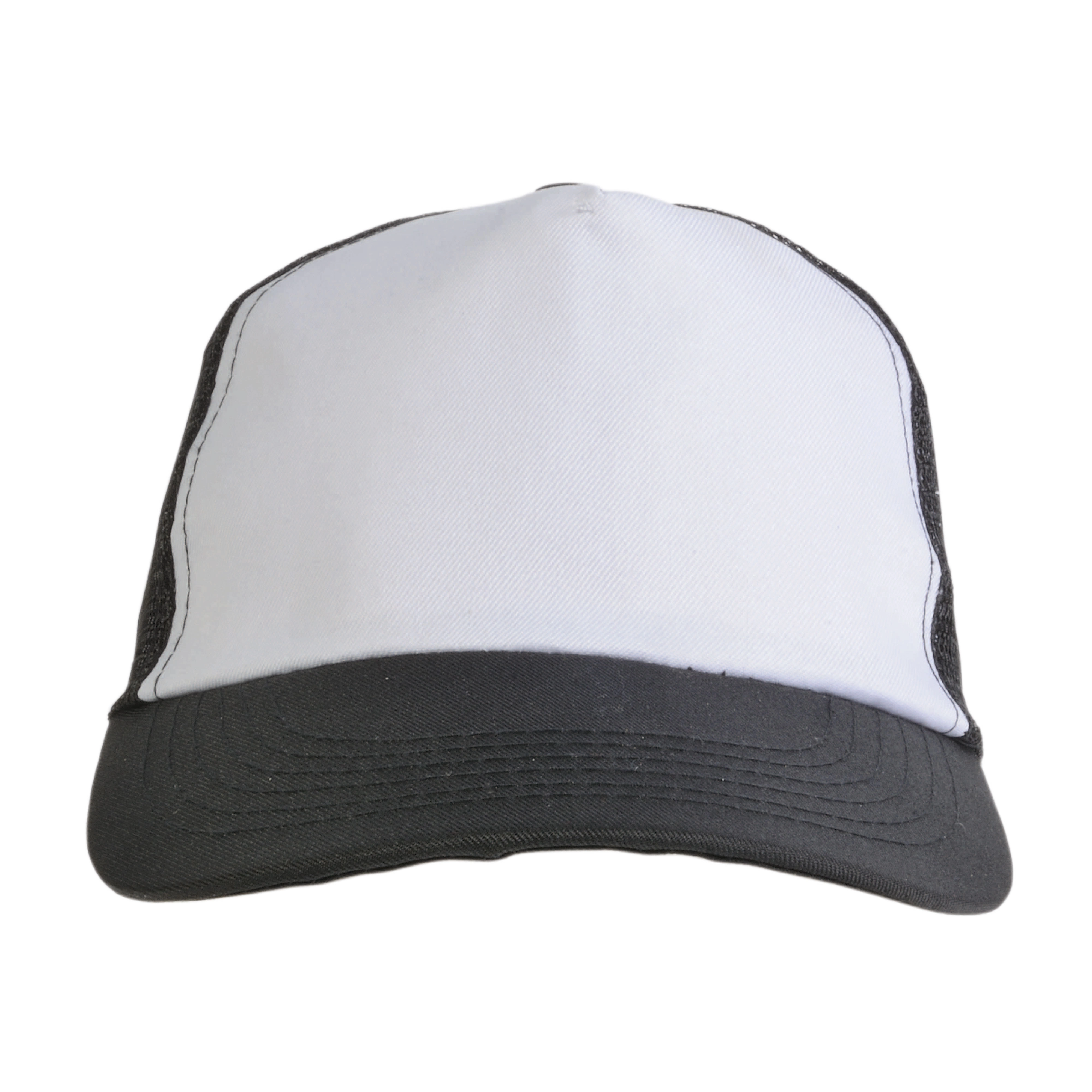 Immagine Cappellino in poliestere, 5 pannelli con calotta a rete