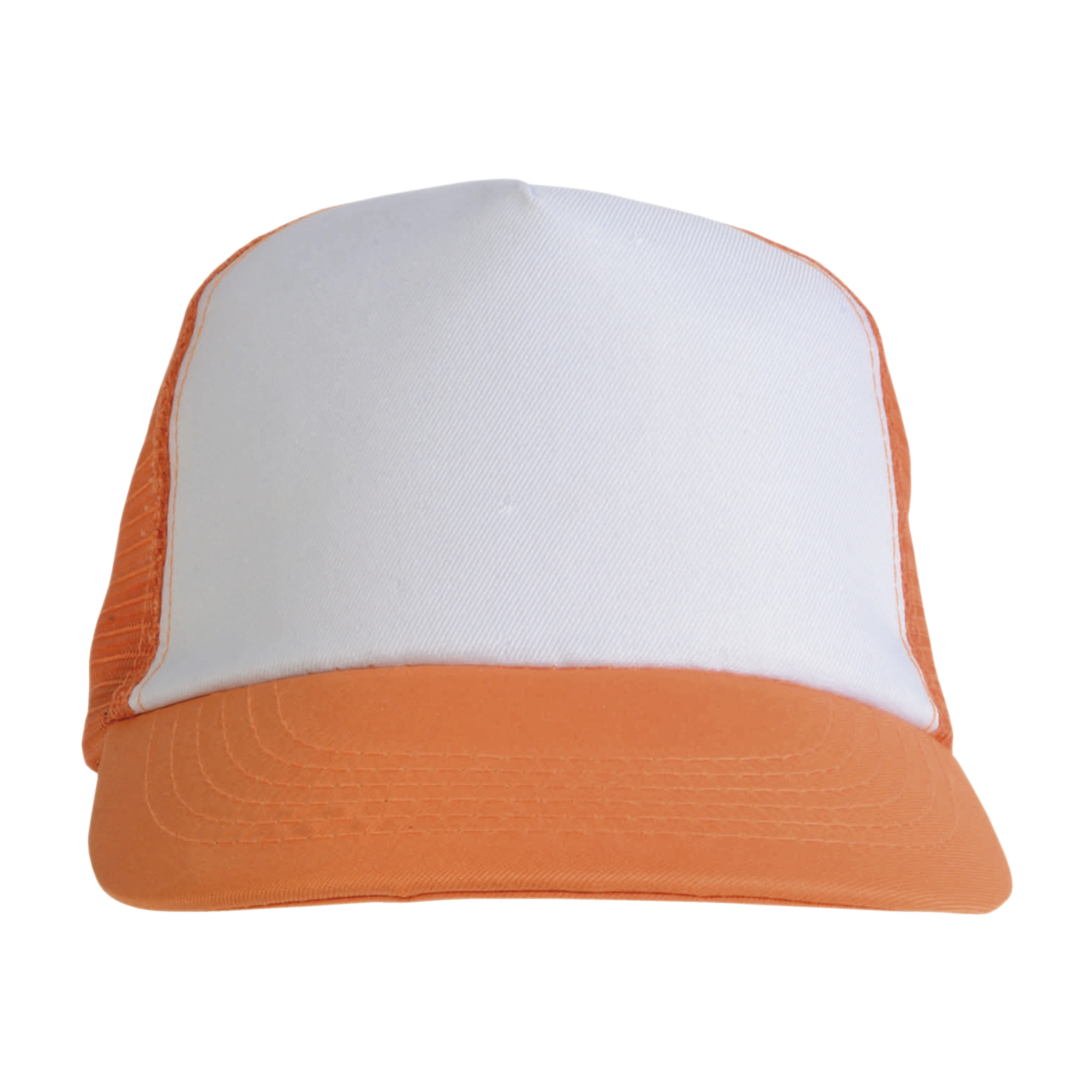 Immagine Cappellino in poliestere, 5 pannelli con calotta a rete