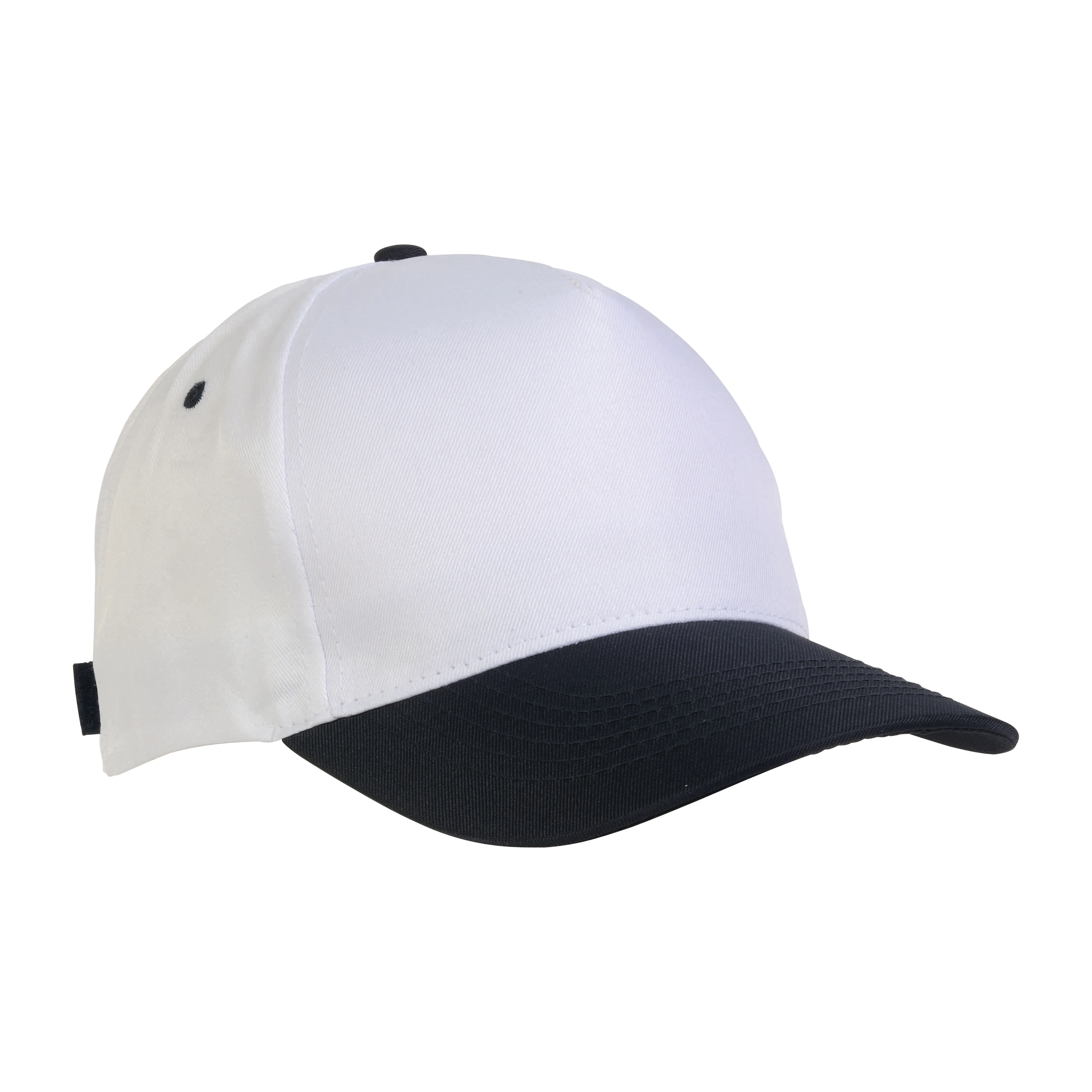 Immagine Cappellino in poliestere, 5 pannelli, regolazione a velcro