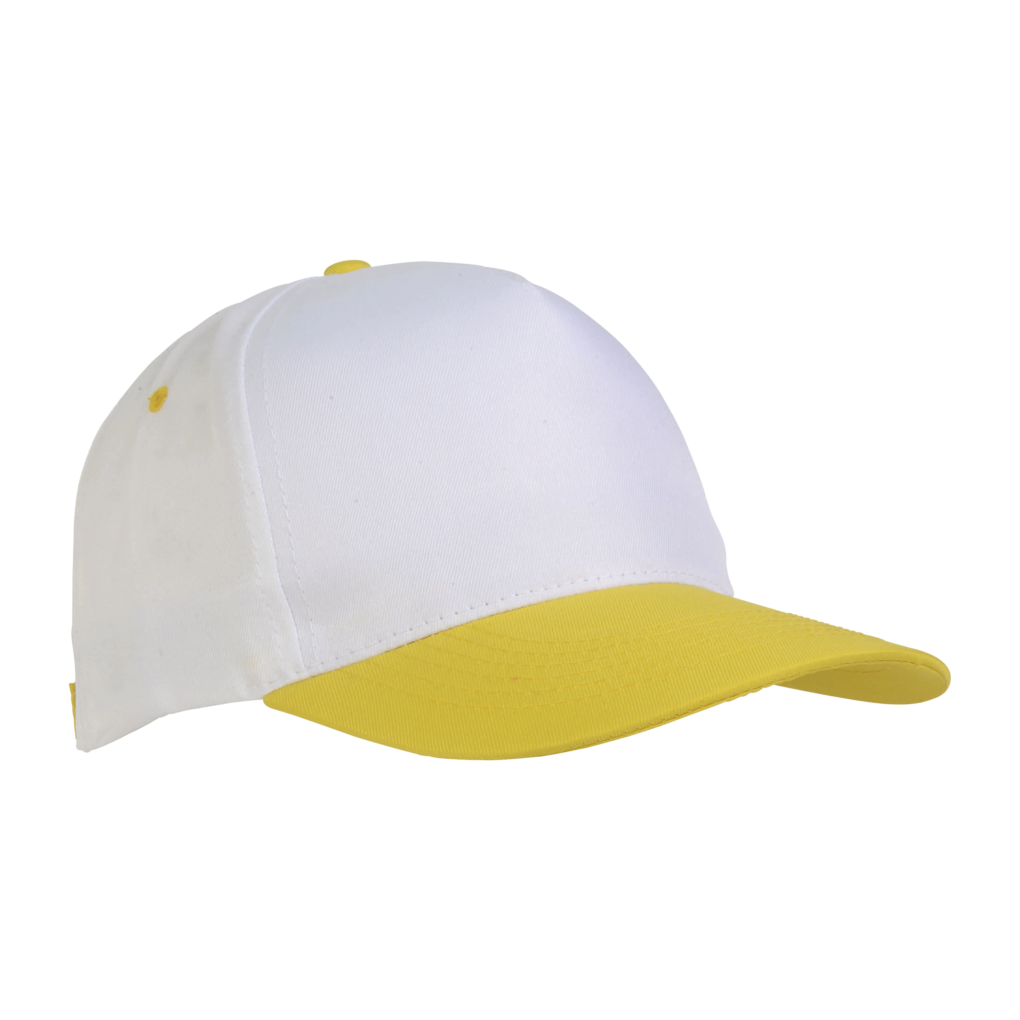 Immagine Cappellino in poliestere, 5 pannelli, regolazione a velcro