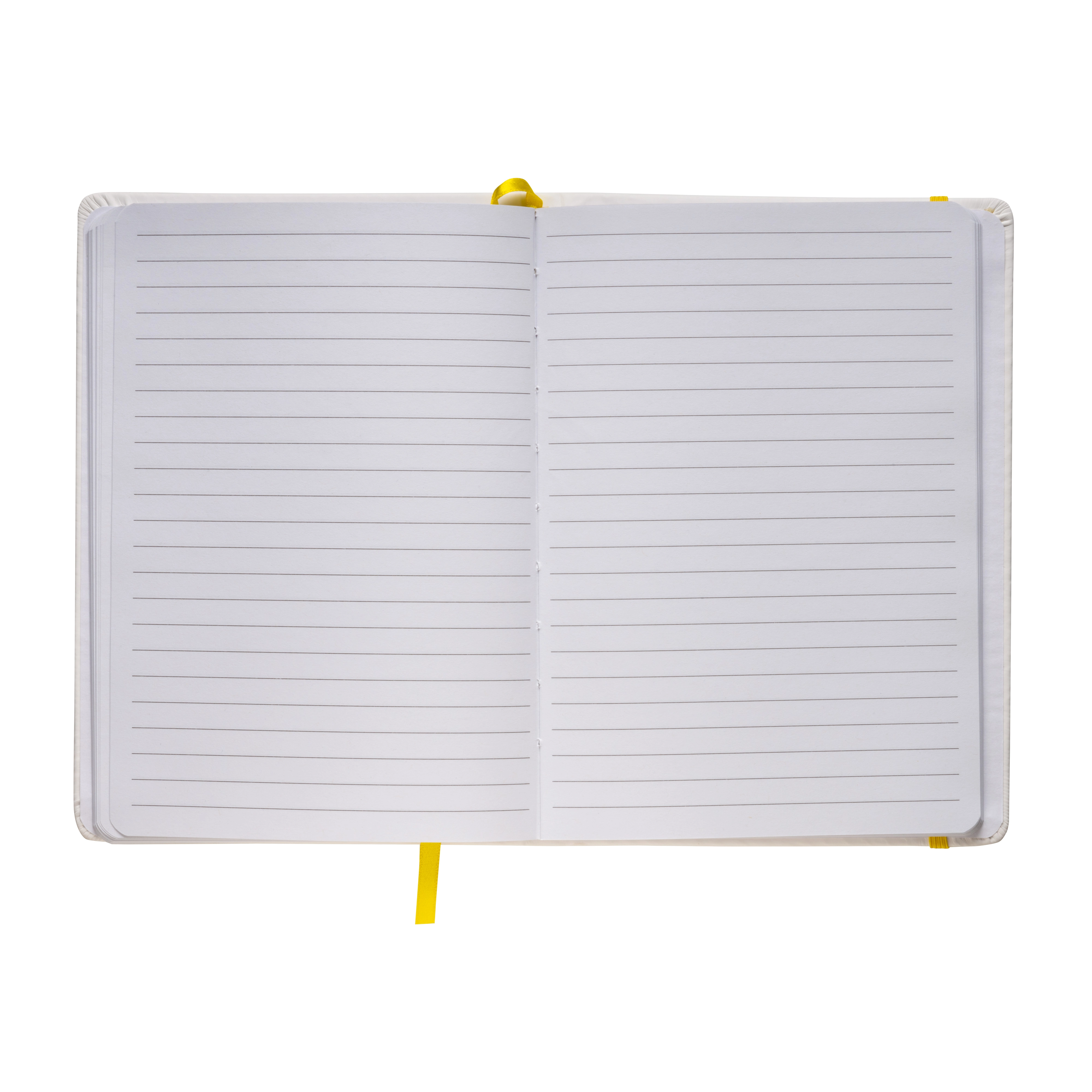 Immagine Quaderno in copertina in PU con elastico colorato(80 pag.), segnalibro in raso