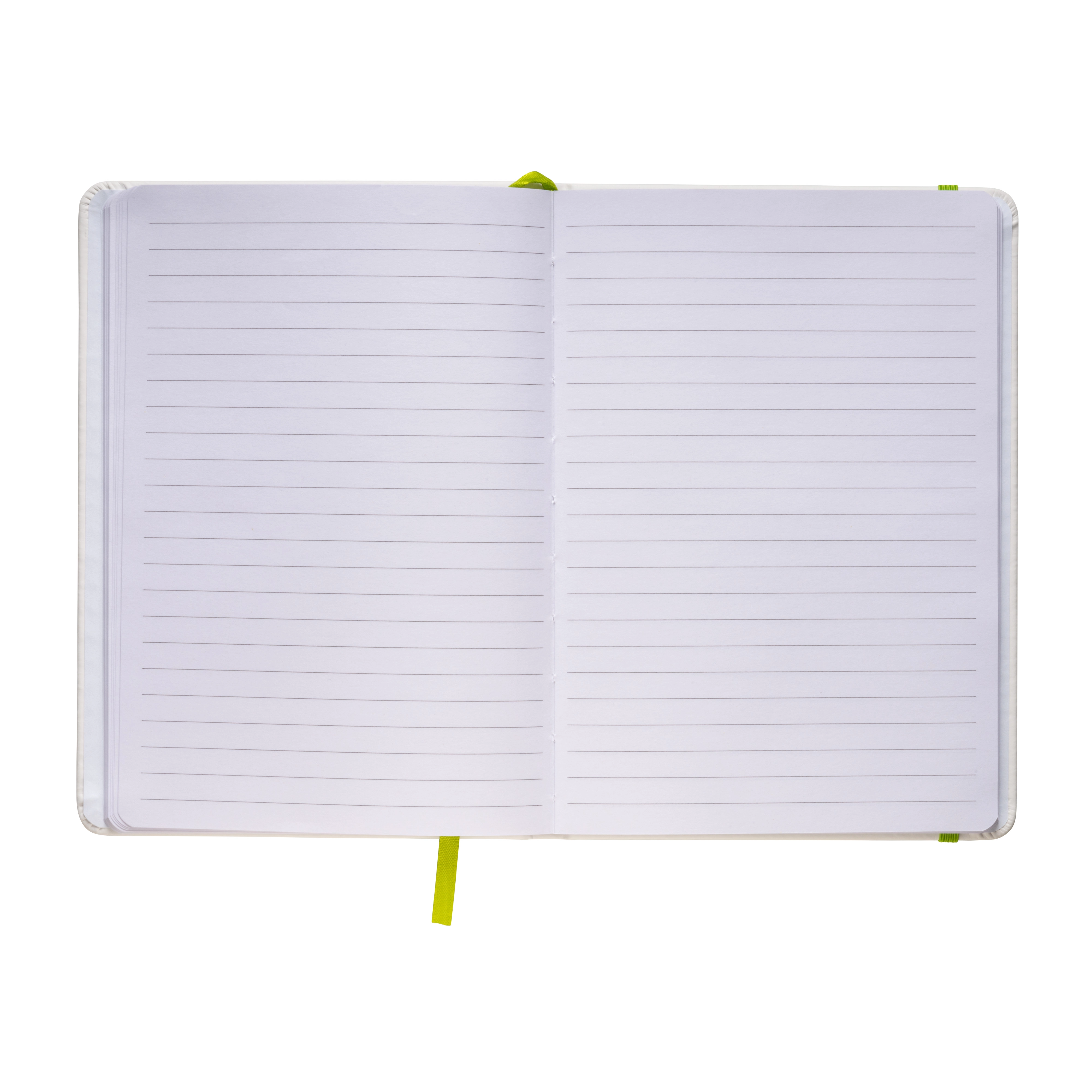 Immagine Quaderno in copertina in PU con elastico colorato(80 pag.), segnalibro in raso