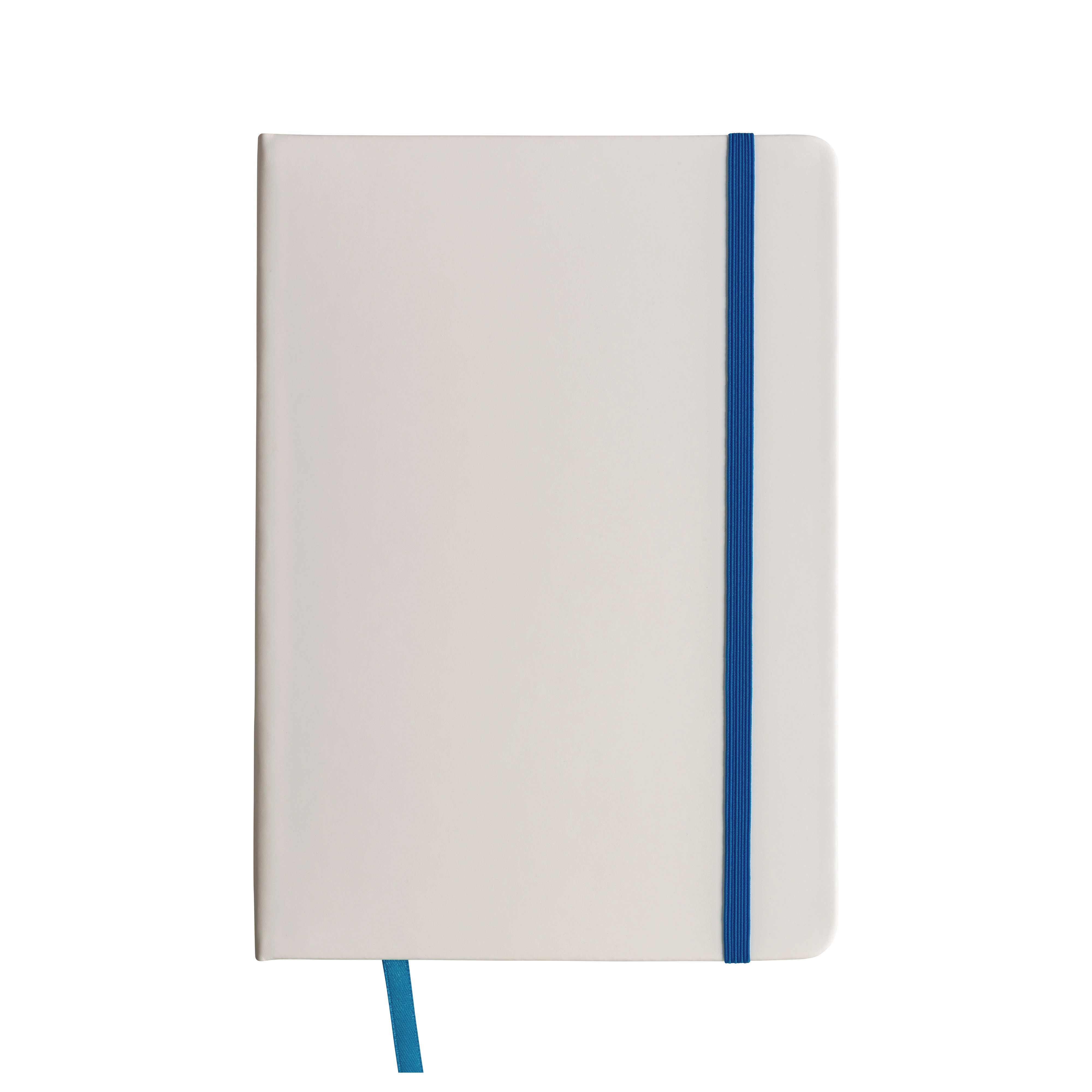Immagine Quaderno in copertina in PU con elastico colorato(80 pag.), segnalibro in raso