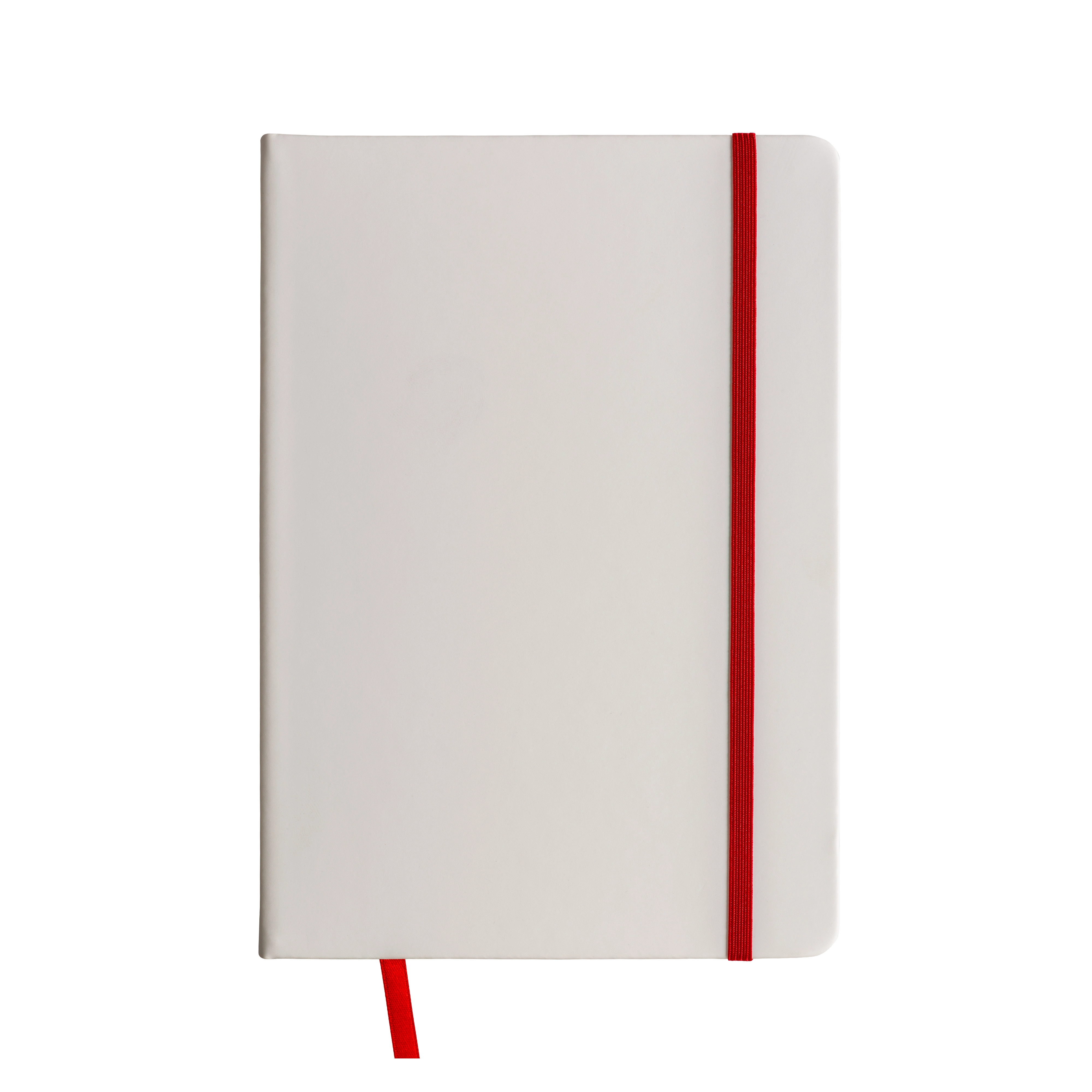 Immagine Quaderno in copertina in PU con elastico colorato(80 pag.), segnalibro in raso