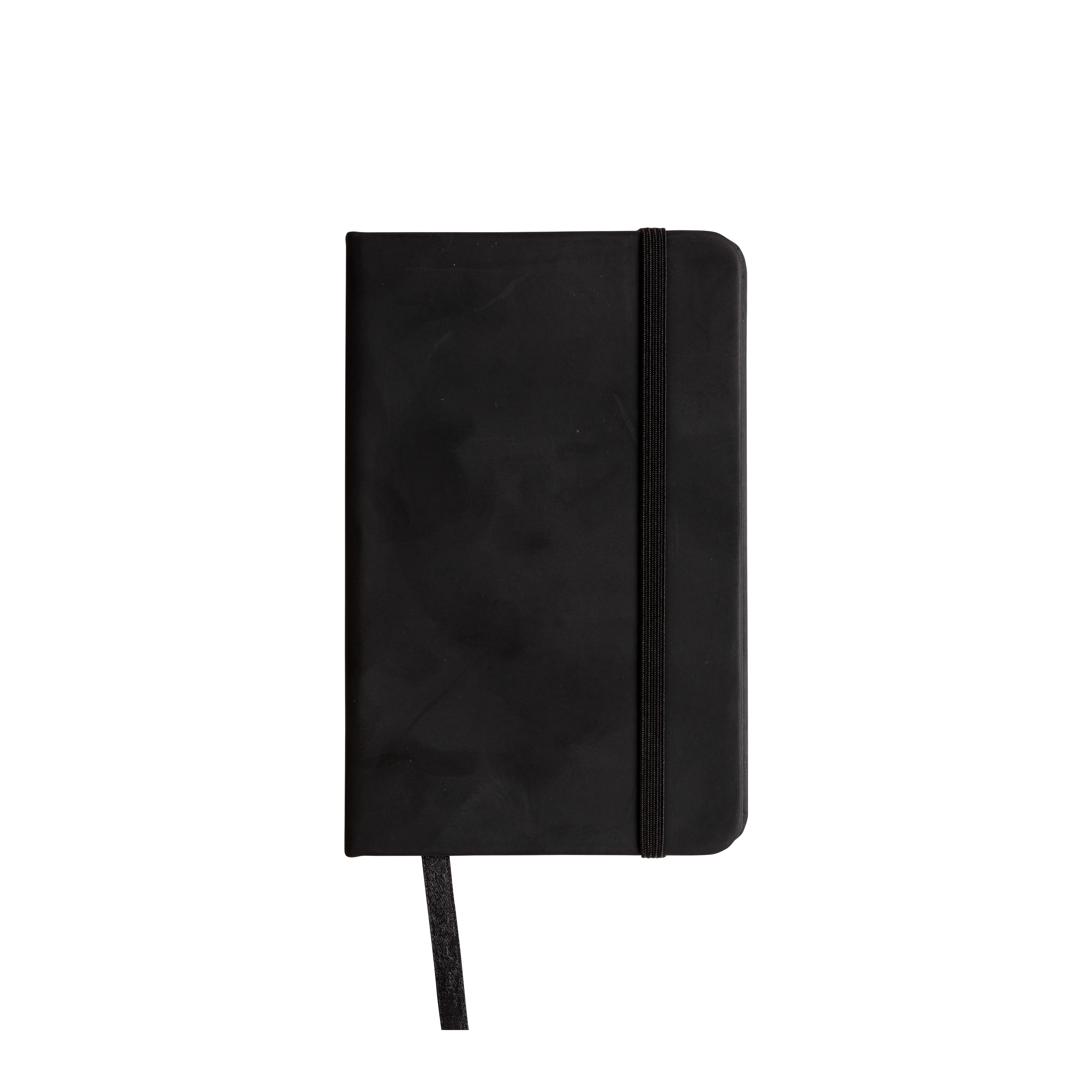 Immagine Quaderno in PU con elastico colorato, fogli a righe (80 pag.), segnalibro in raso