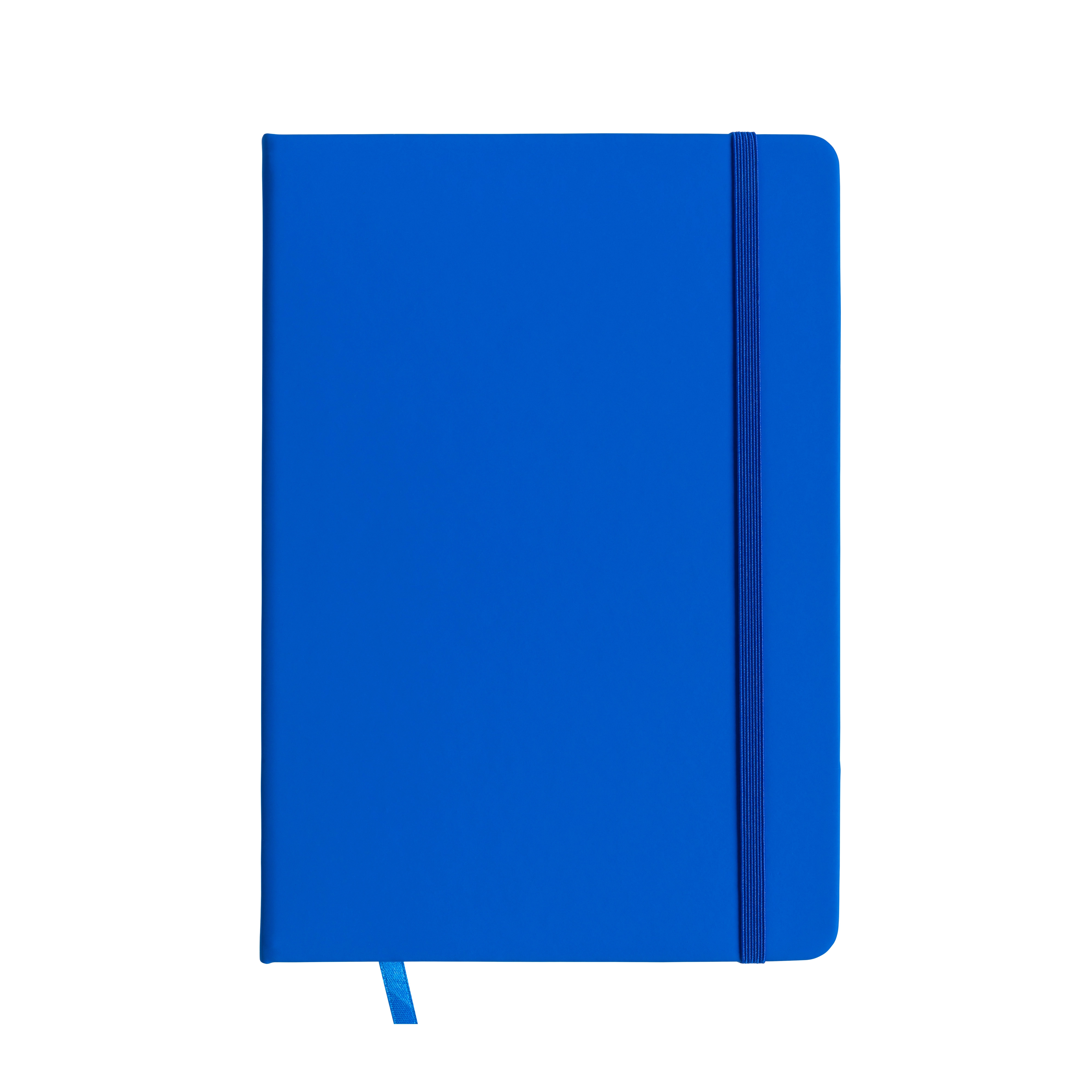 Immagine Quaderno in PU con elastico colorato, fogli a righe (80 pag.) colore avorio, segnalibro in