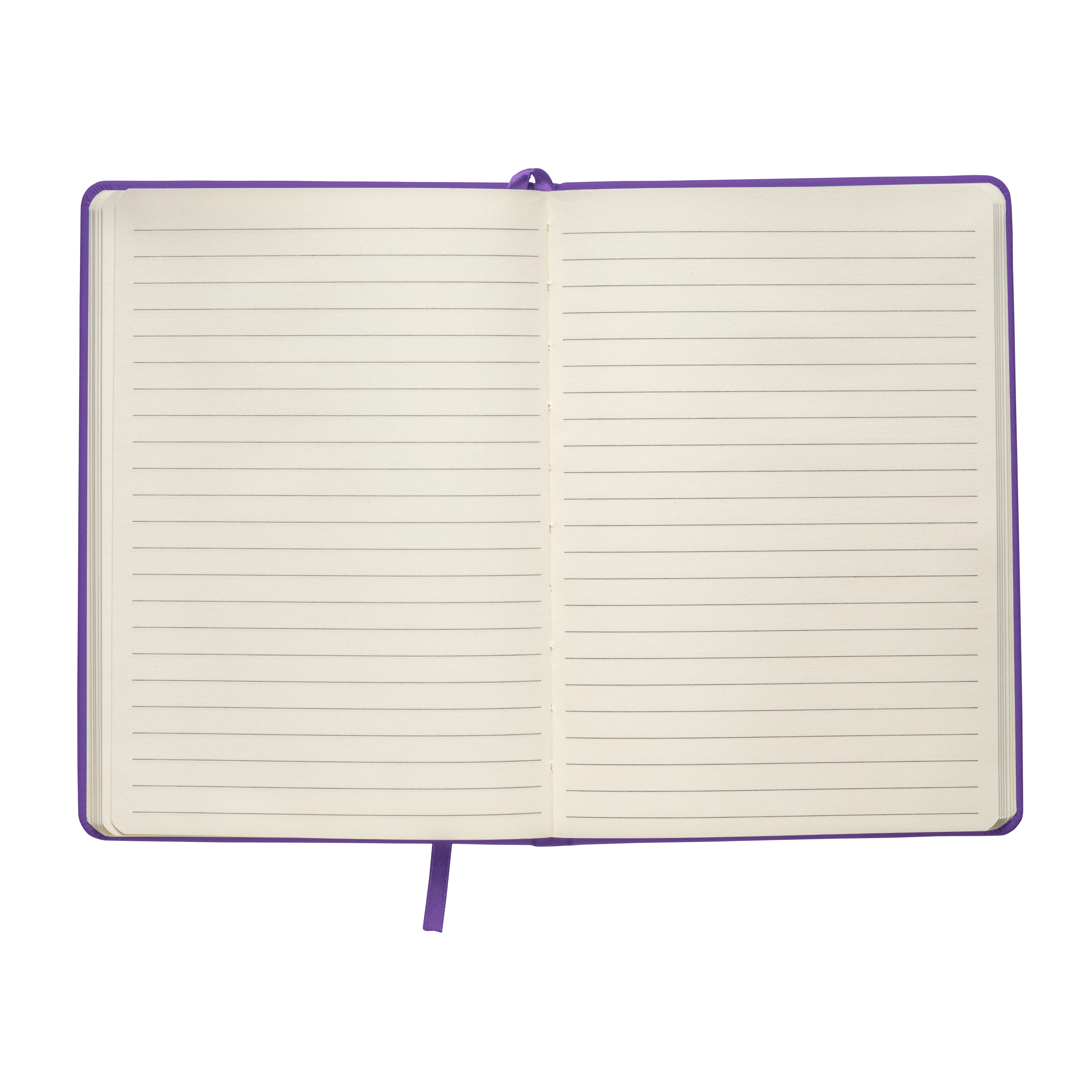 Immagine Quaderno in PU con elastico colorato, fogli a righe (80 pag.) colore avorio, segnalibro in