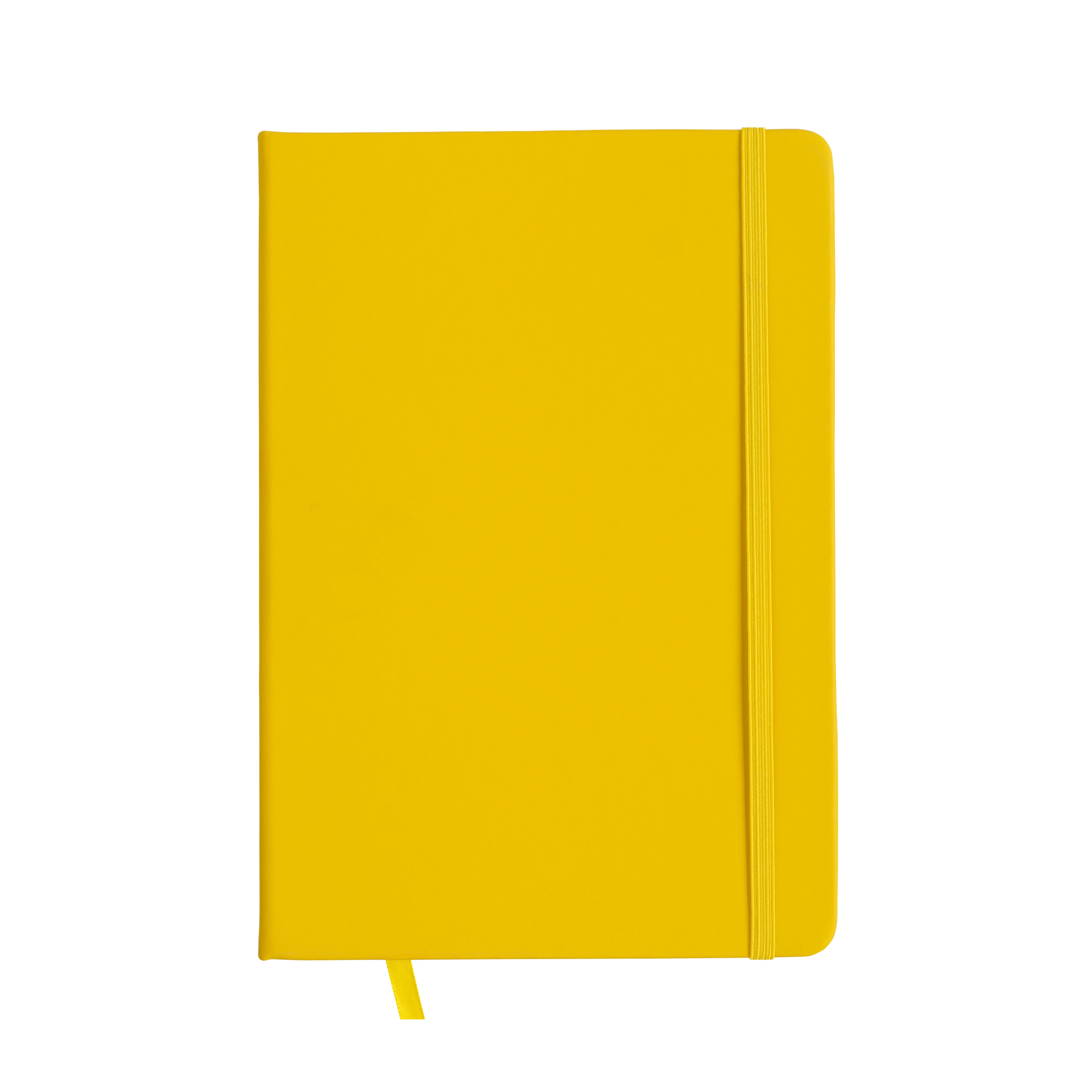 Immagine Quaderno in PU con elastico colorato, fogli a righe (80 pag.) colore avorio, segnalibro in
