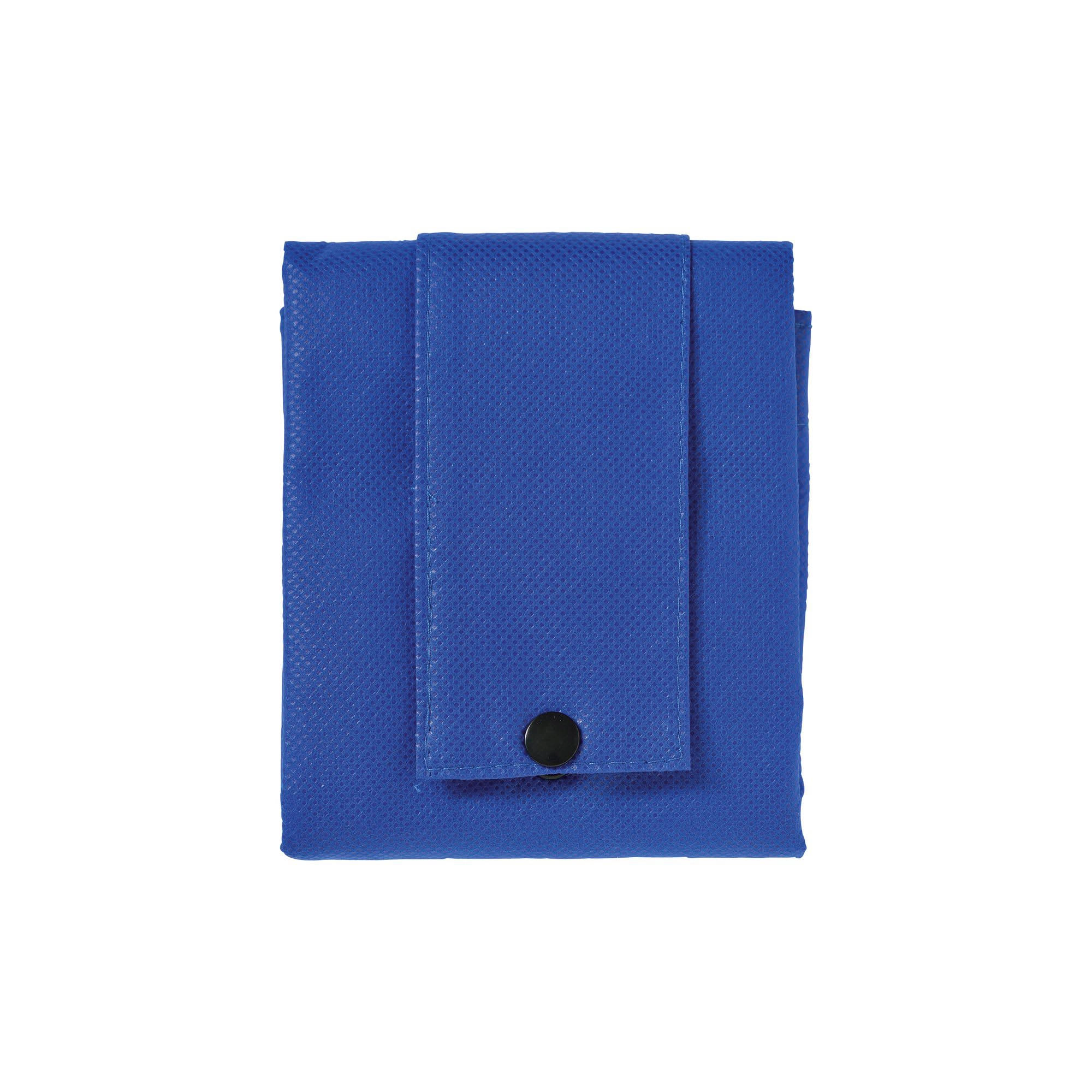 Immagine Shopper ripiegabile con soffietto in TNT 80 g/m2, manici corti