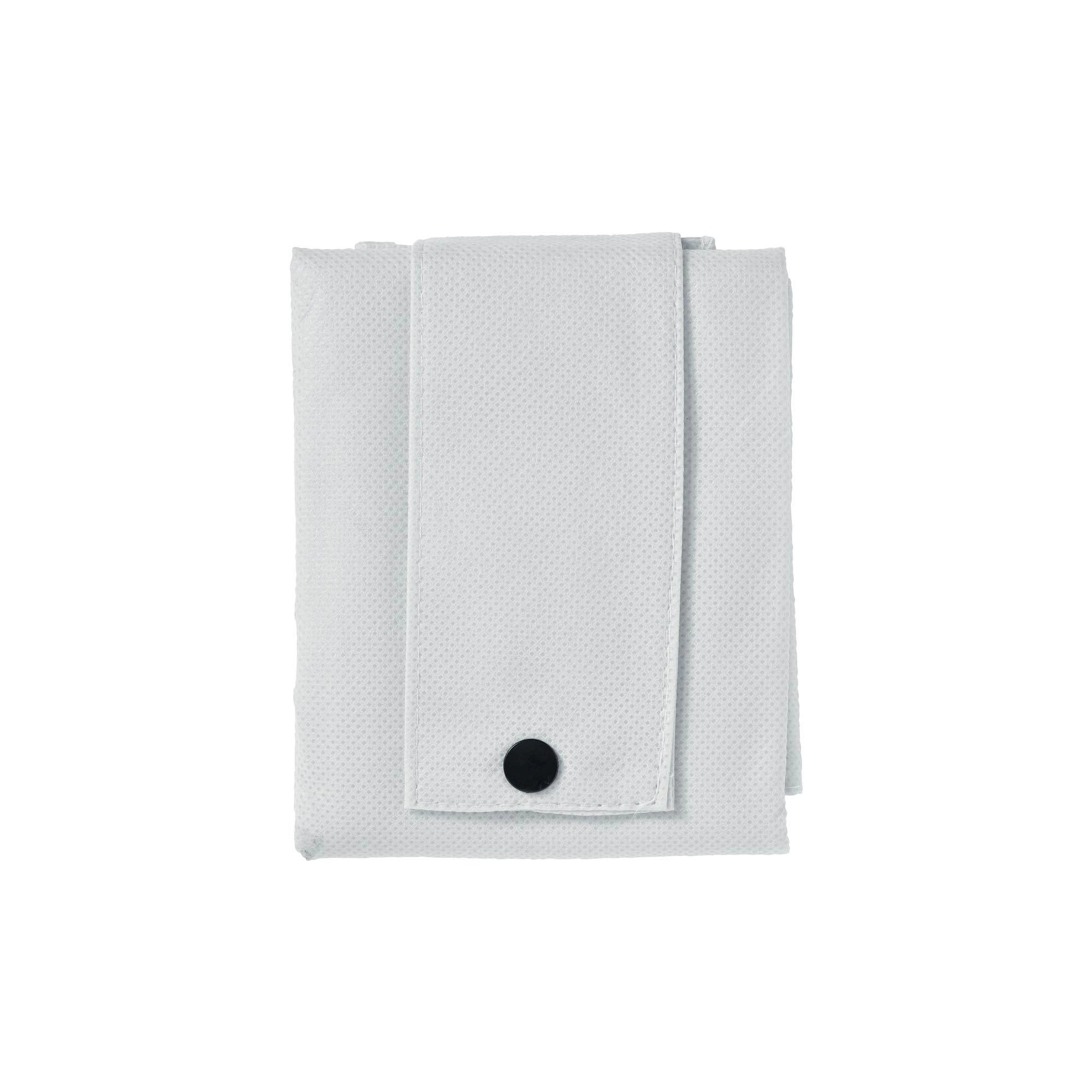 Immagine Shopper ripiegabile con soffietto in TNT 80 g/m2, manici corti