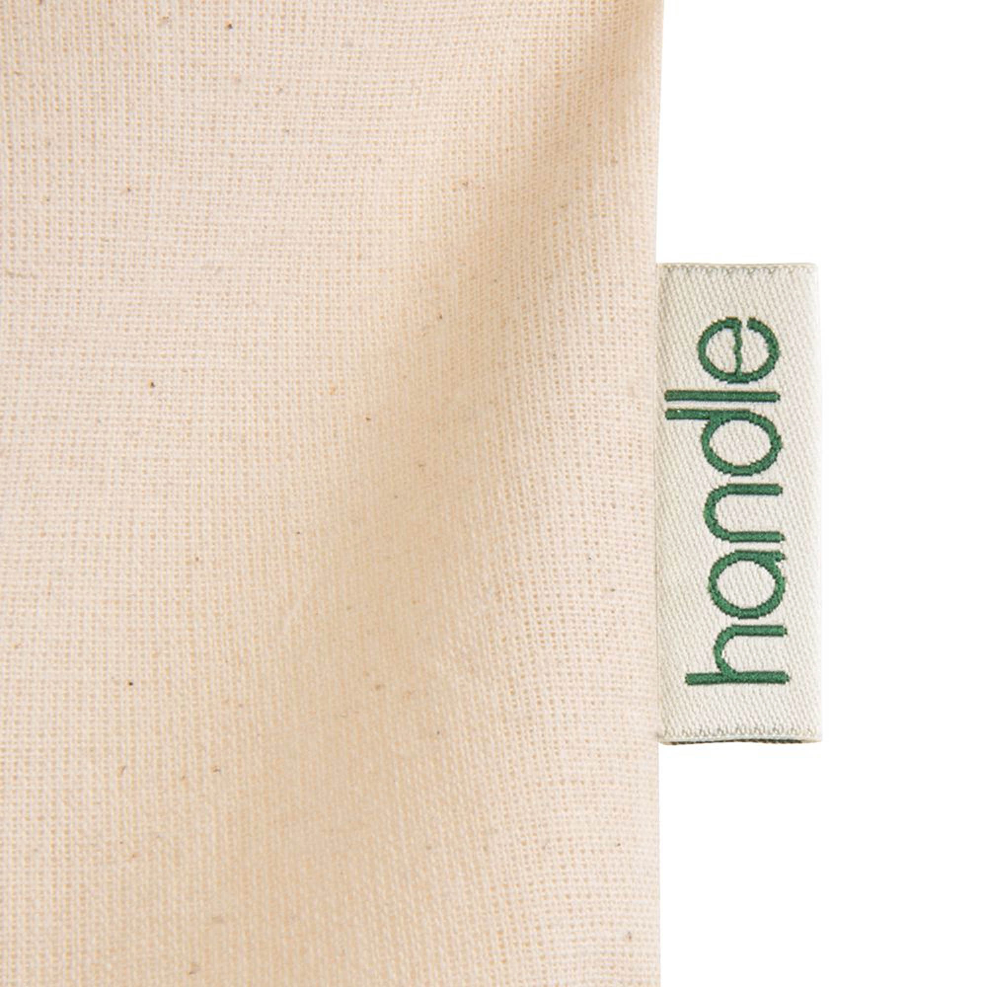 Immagine Shopper in cotone biologico 140 g/m2, manici lunghi