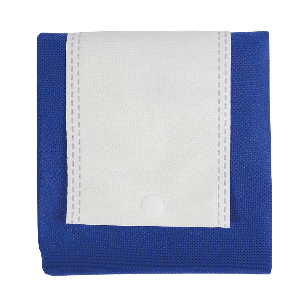 Immagine Shopper ripiegabile in TNT 80 g/m2 termosaldato, manici corti