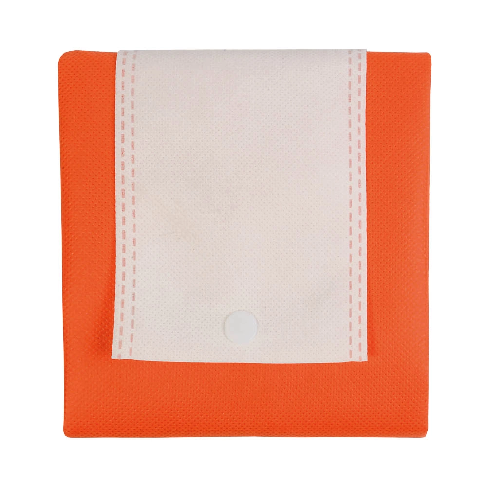 Immagine Shopper ripiegabile in TNT 80 g/m2 termosaldato, manici corti
