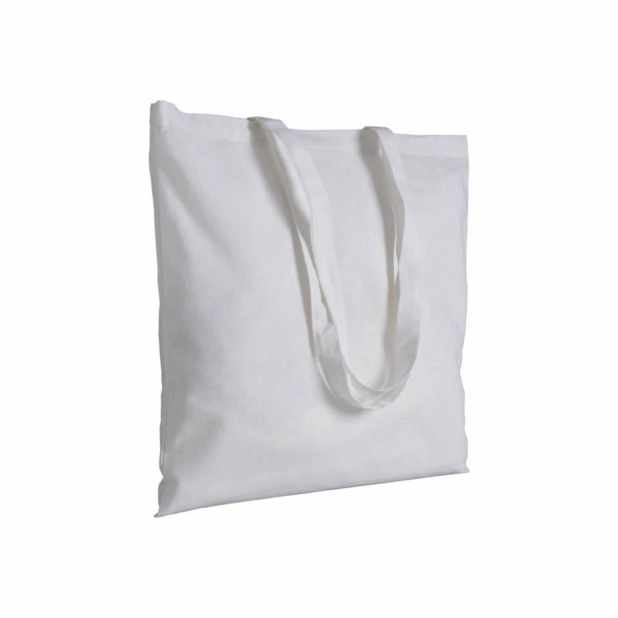 Immagine Shopper in cotone 180 g/m2, manici lunghi