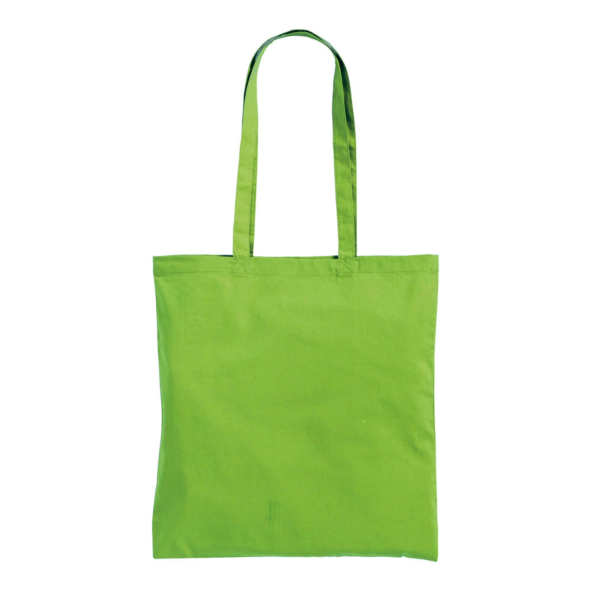 Immagine Shopper in cotone 180 g/m2, manici lunghi