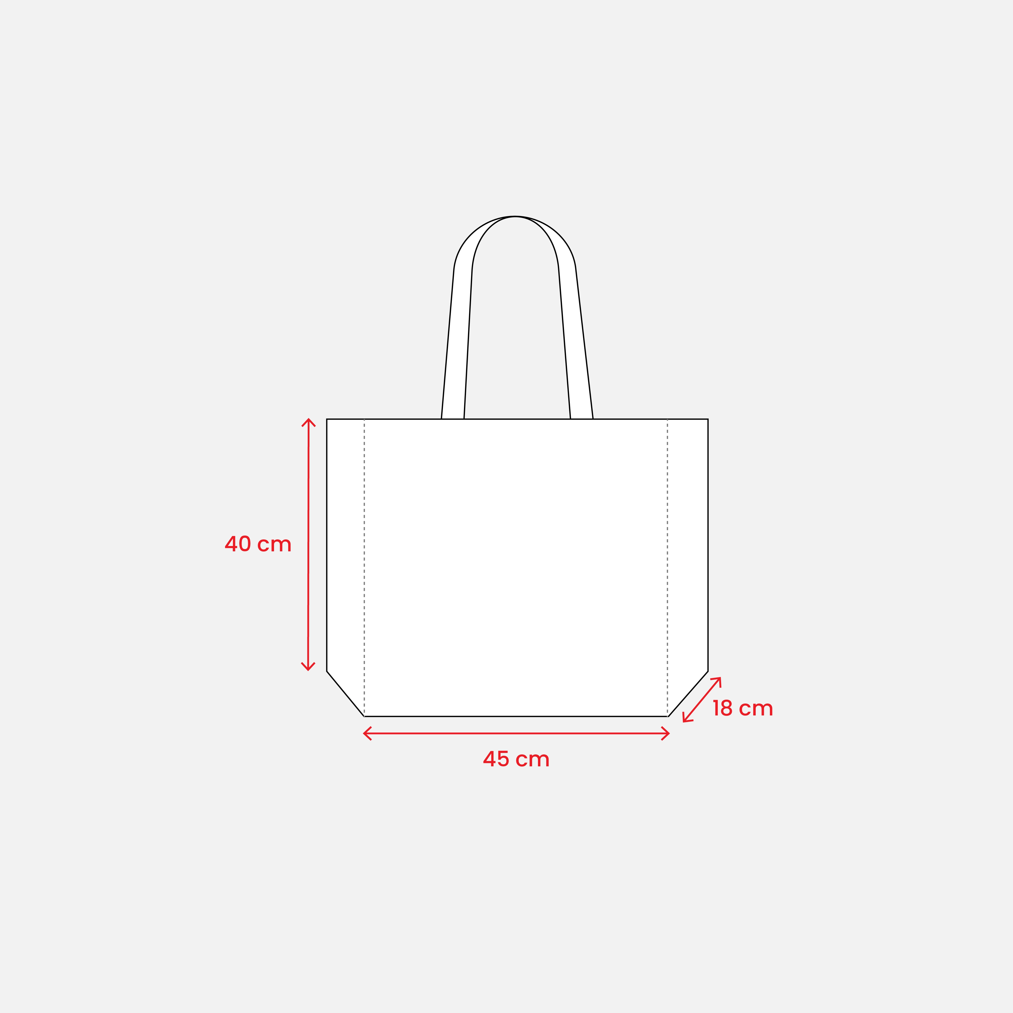 Immagine Shopper con soffietto in TNT laminato, manici lunghi a nastro colorati