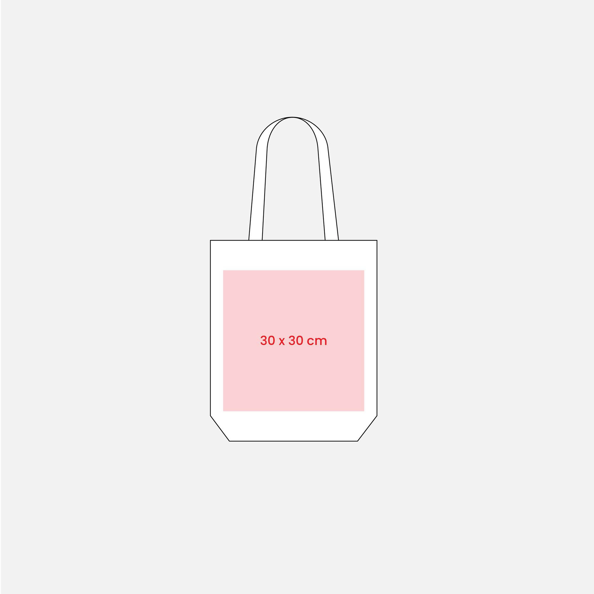 Immagine Shopper in cotone 180 g/m2, manici lunghi e soffietto