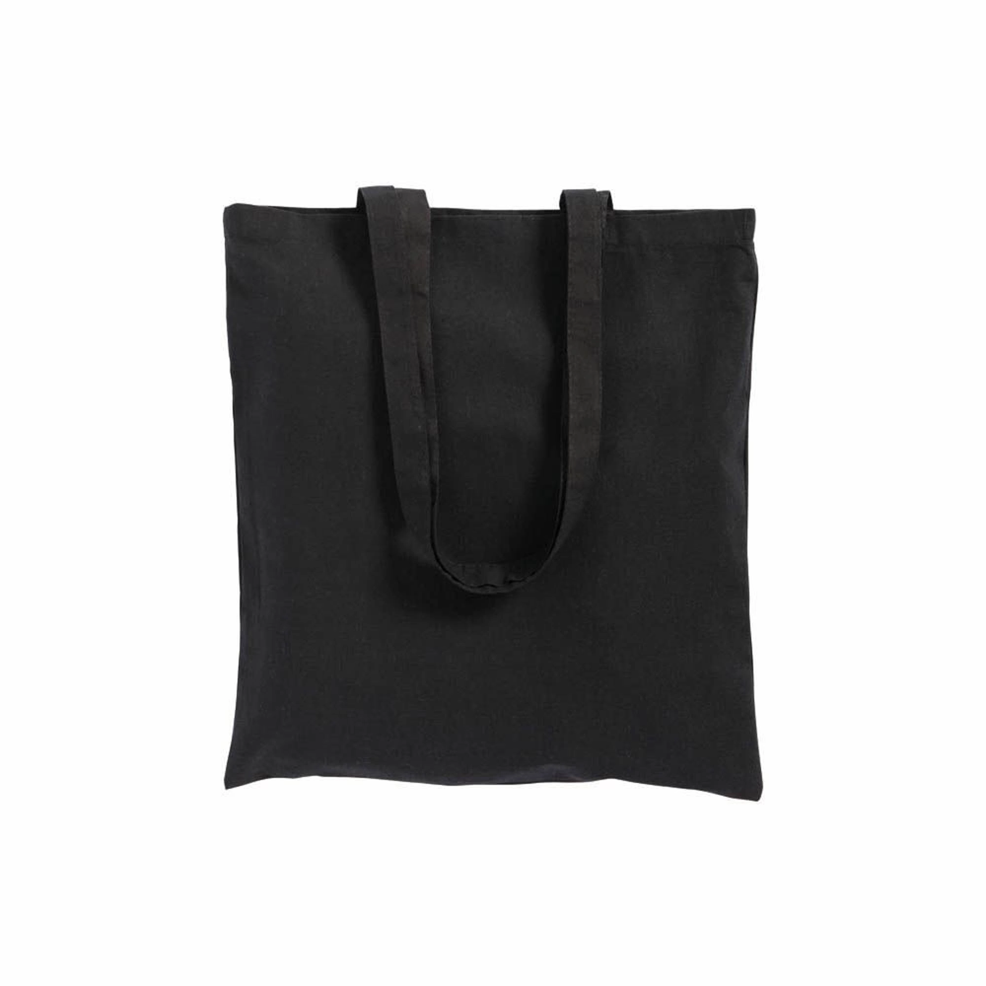 Immagine Shopper in cotone 180 g/m2, manici lunghi e soffietto