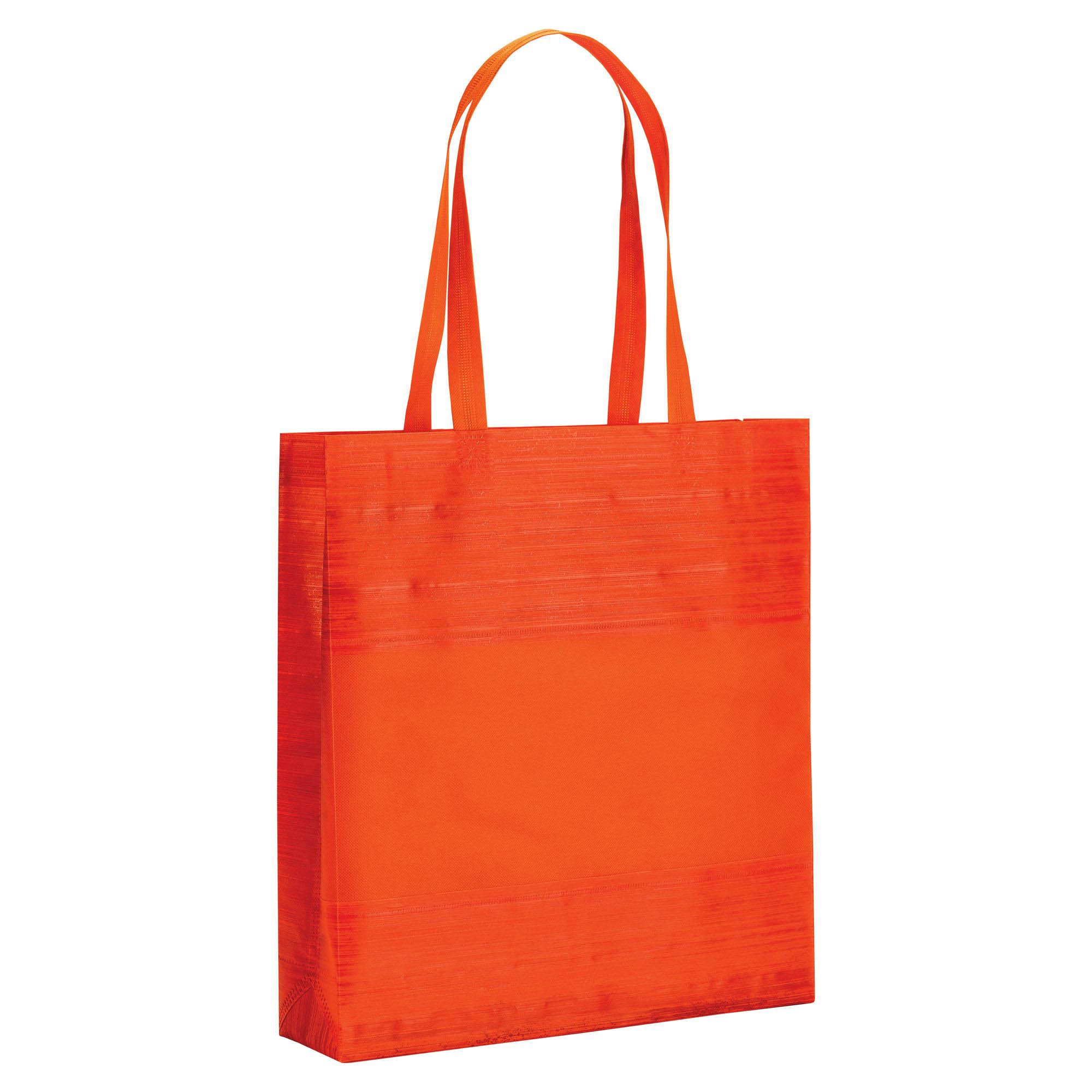 Immagine Shopper in TNT termosaldato con soffietto, manici 65 cm