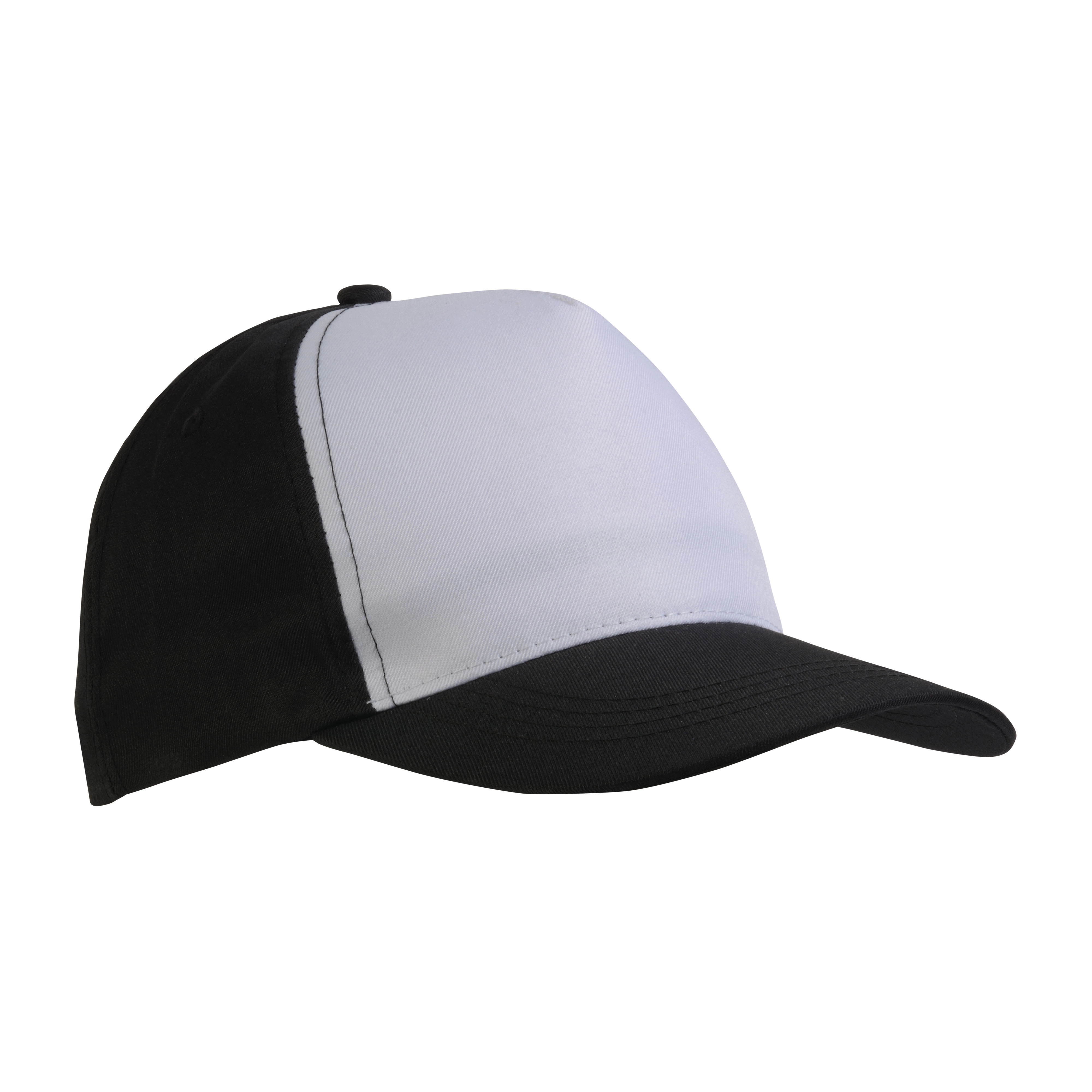 Immagine Cappellino in poliestere, 5 pannelli, regolazione a velcro