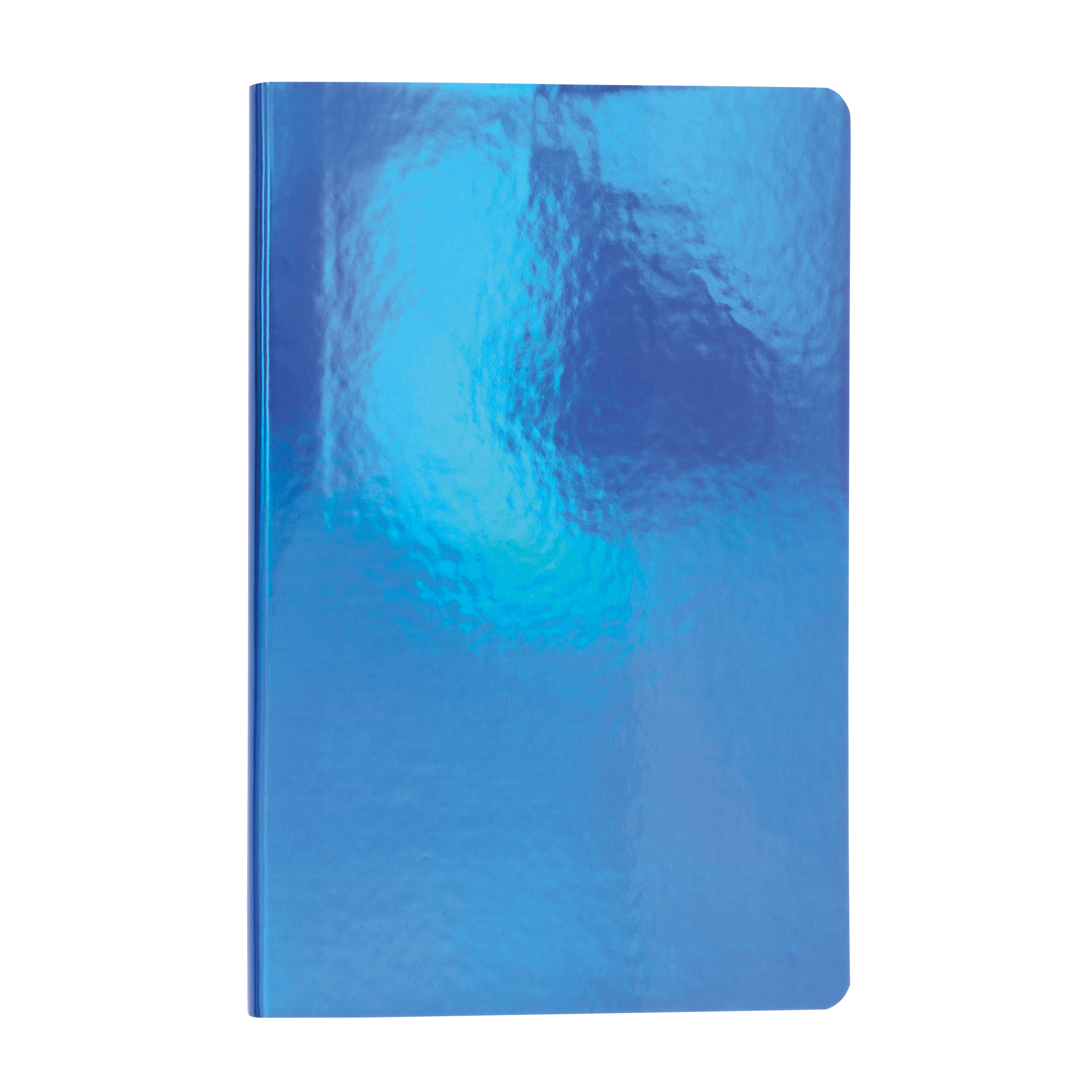 Immagine Quaderno in cartoncino effetto metallizzato, fogli a righe color avorio (64 pag.)